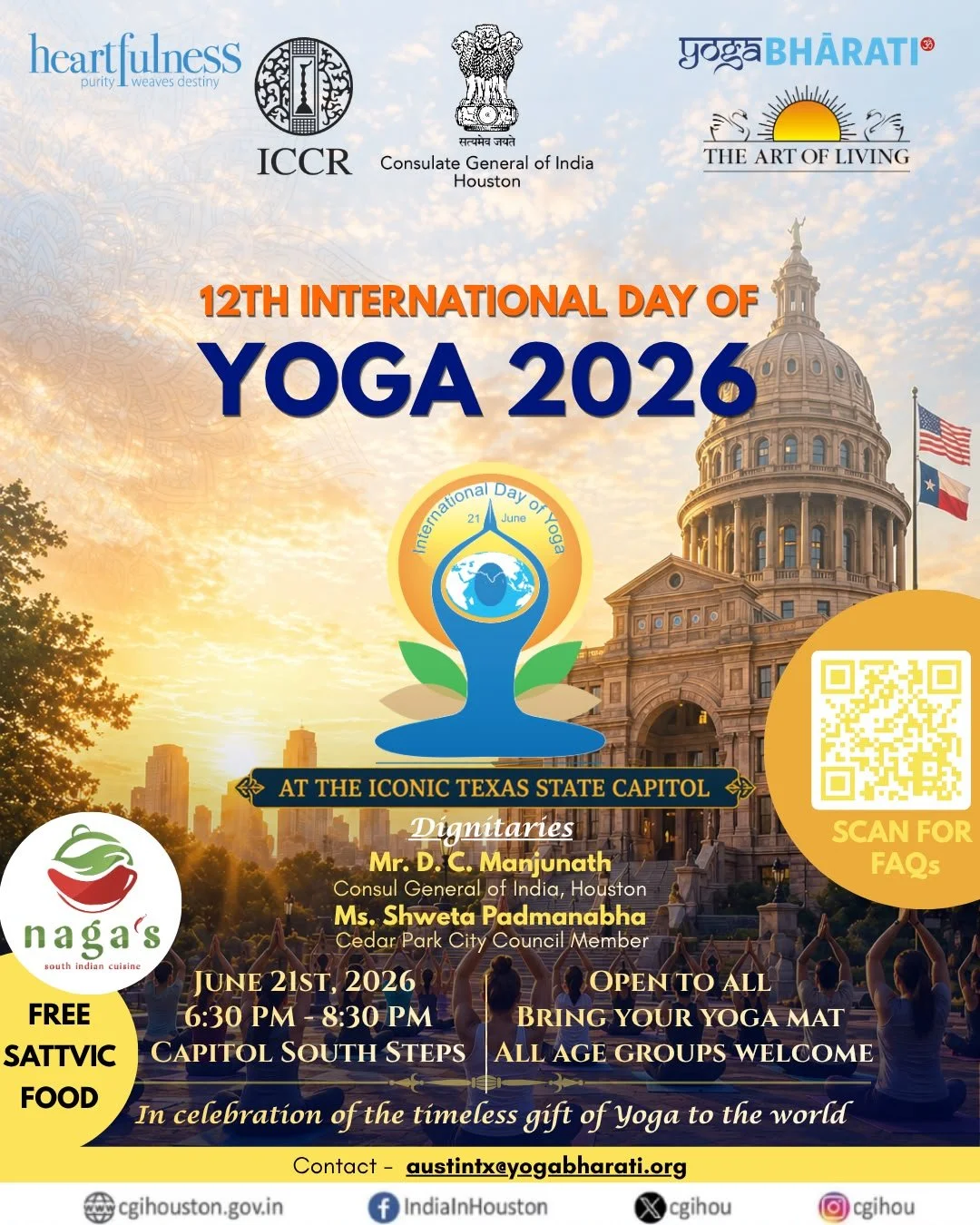 Austin -International Day of Yoga (IDY)