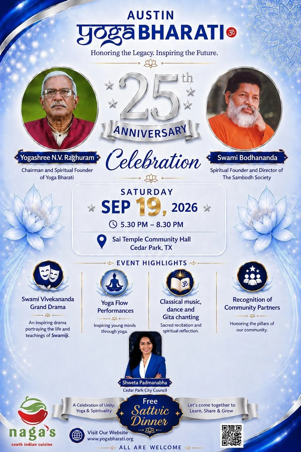 Yogabharati Silver Jubilee Celebration - Austin