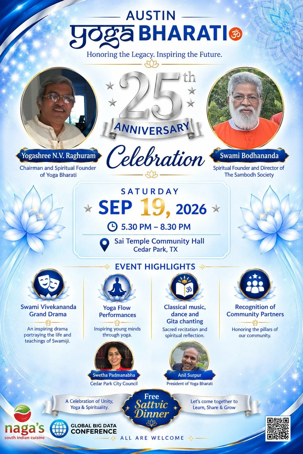 Yogabharati Silver Jubilee Celebration - Austin
