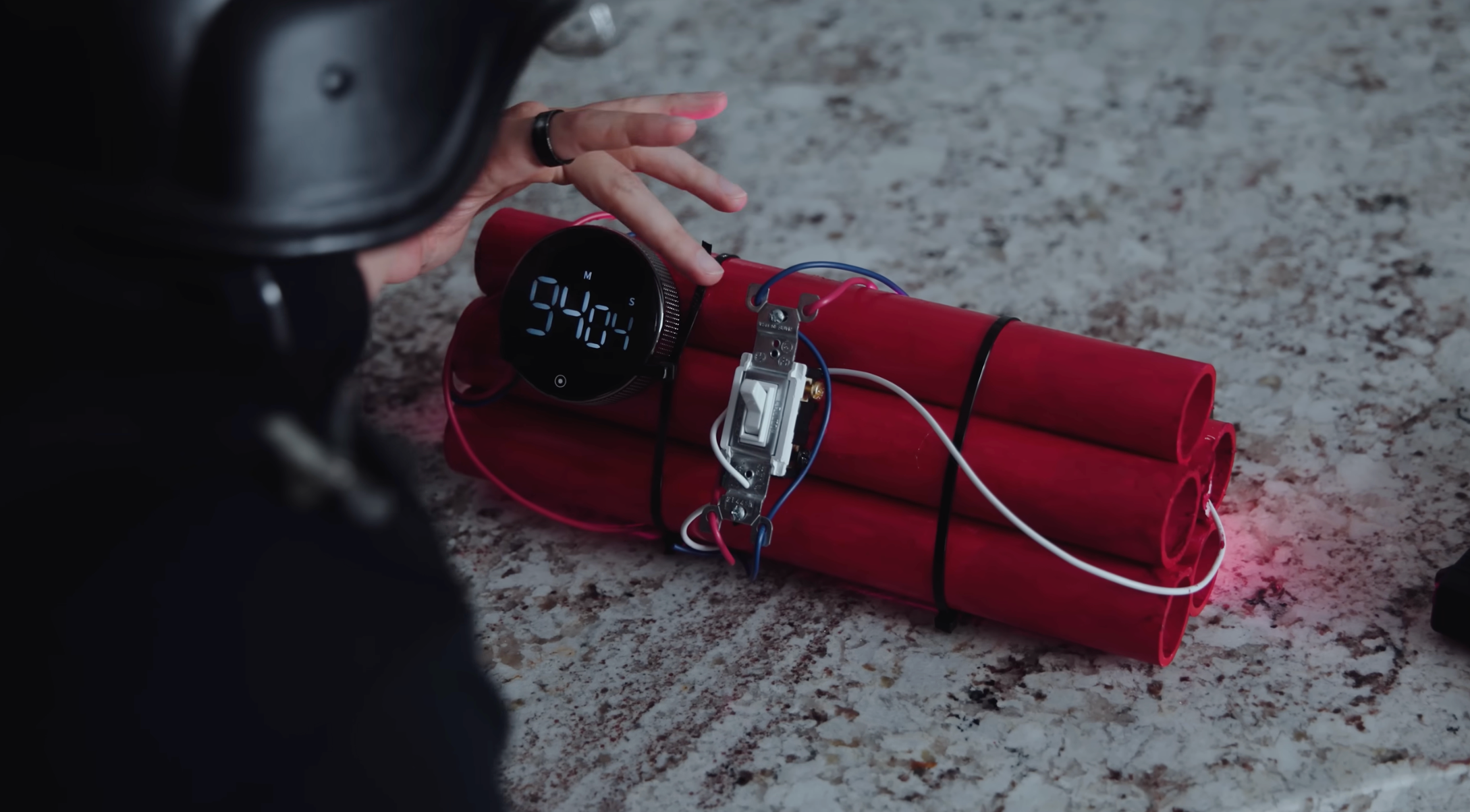Custom prop bomb for Daniel Thrasher