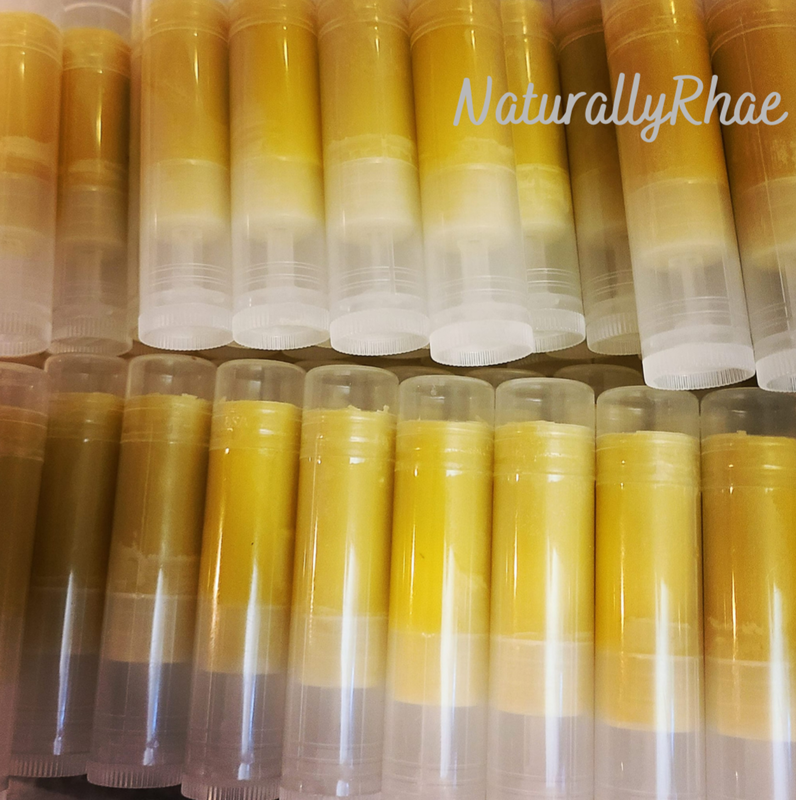Lip Balm in plastic tubes