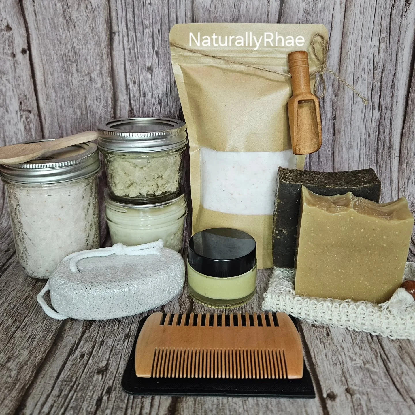 🧔&zwj;♂️✨ Father&rsquo;s Day Spa Kits

Created for the kind of man who deserves to slow down, breathe deep, and care for his body without all the noise.

💼 Beard Kit &ndash; $65

🌿 Beard Balm + Wooden Comb
🛁 Bath Soak
👣 Foot Soak + Pumice Stone 