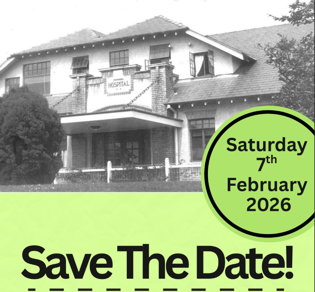Old Balclutha Hospital Reunion - Save the Date