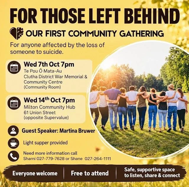 For Those Left Behind |  Grief Support Group