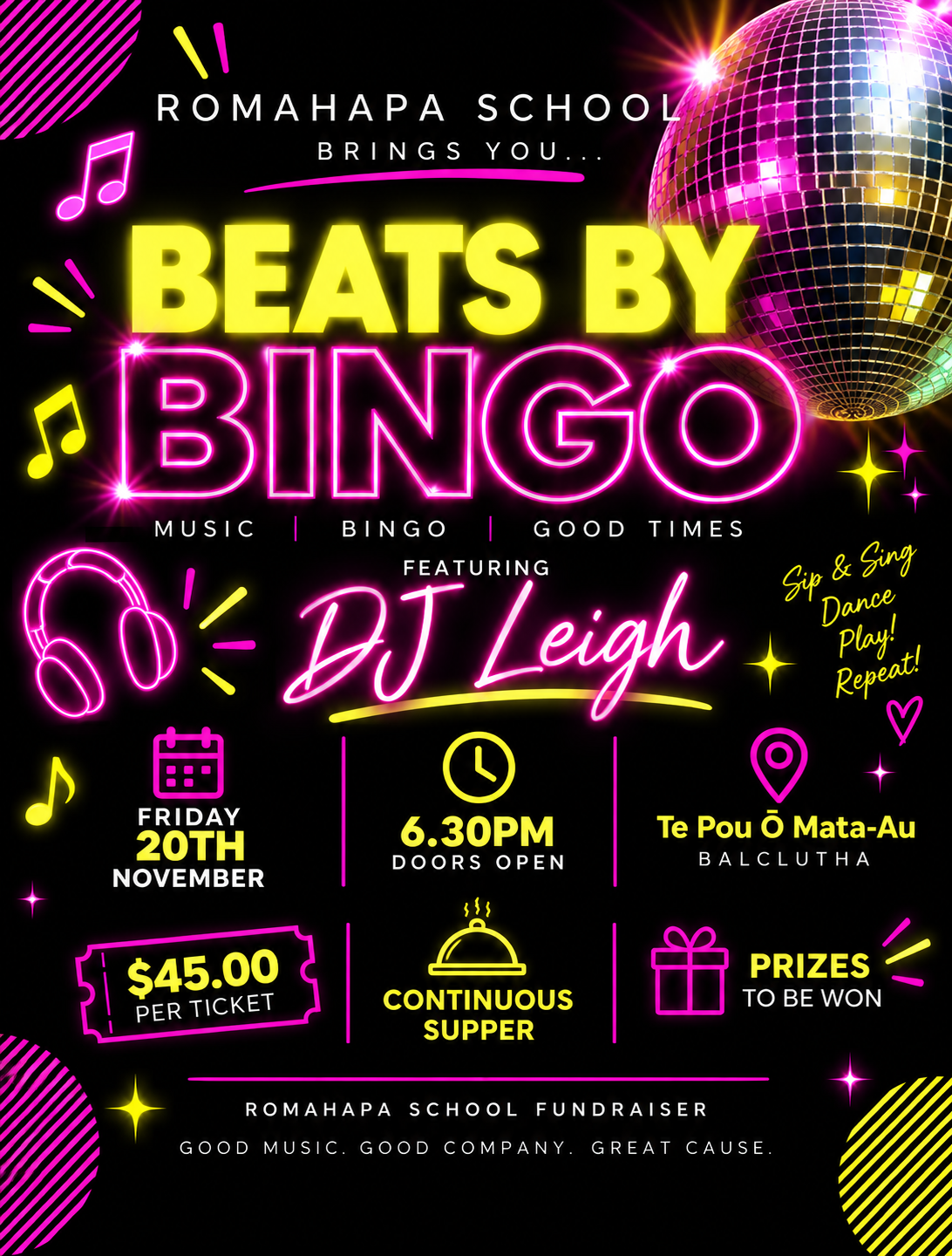 Beats By Bingo | Romahapa School Fundraiser