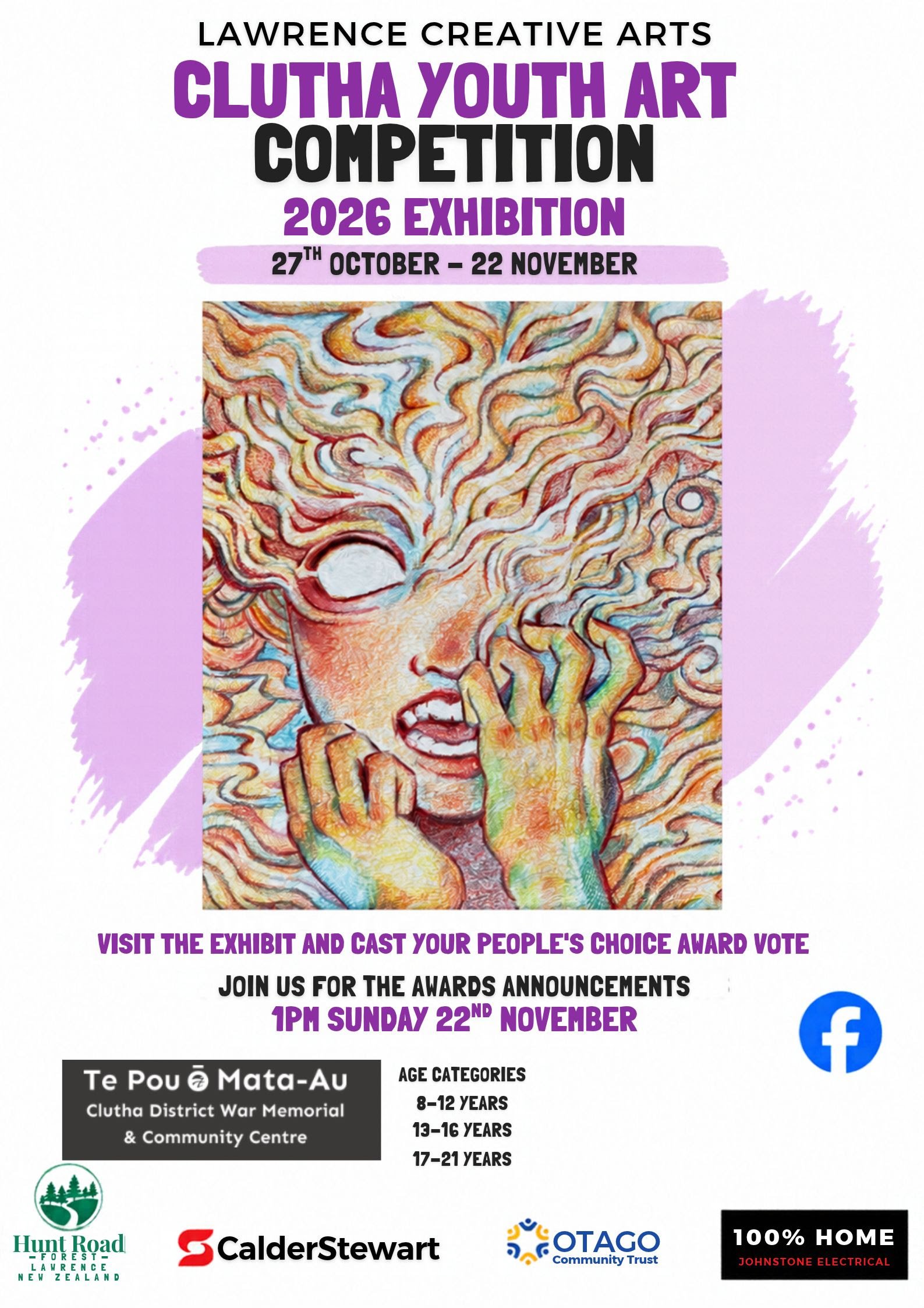 Clutha Youth Art Competition | Lawrence Creative Arts