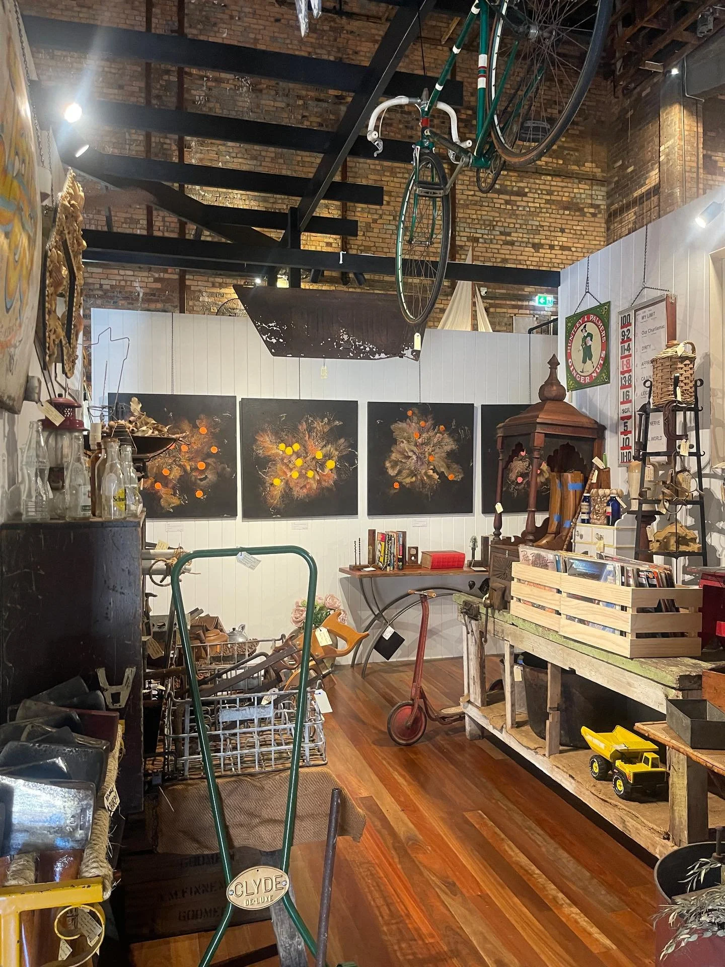 My paintings are in good company @empirerevival.murbah 🥂