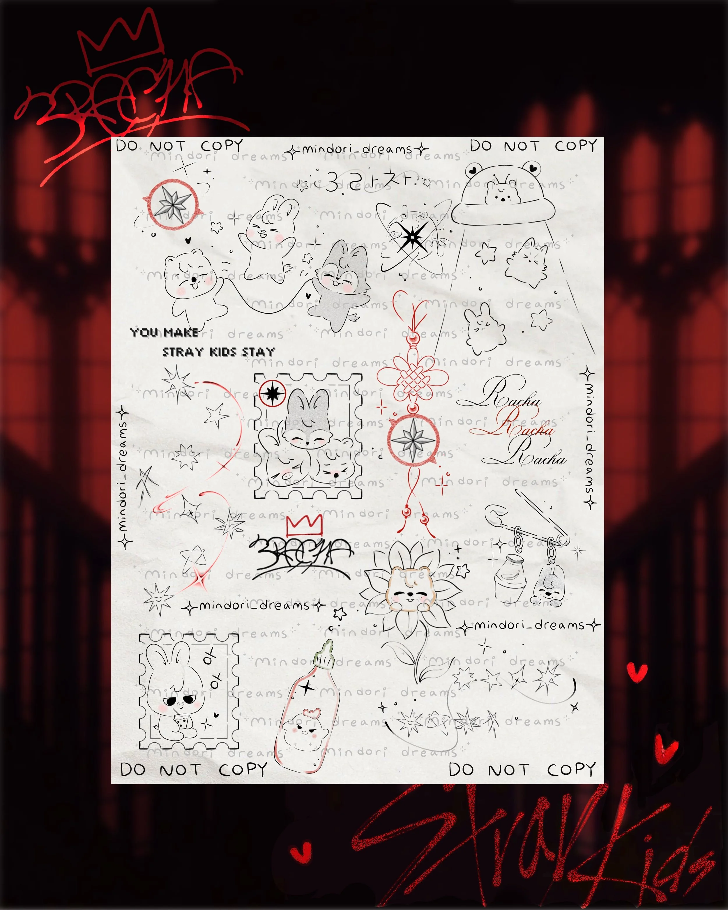 Dainty fineline tattoos K-pop inspired tattoos stray kids fandom tattoo stray kids tattoo