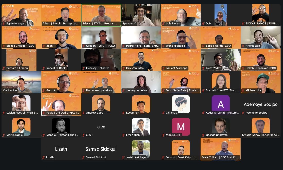 Unicorn Startup Ideas sharing at the Bitcoin Startup Lab | October 19, 2024
