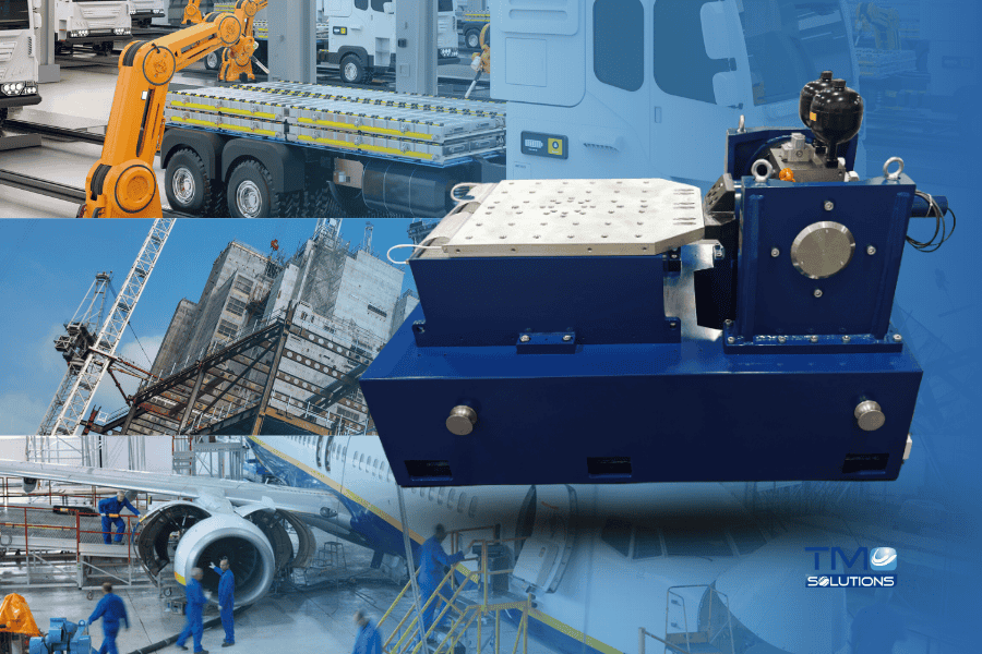 Hydraulic Vibration Shaker Systems for Heavy Testing