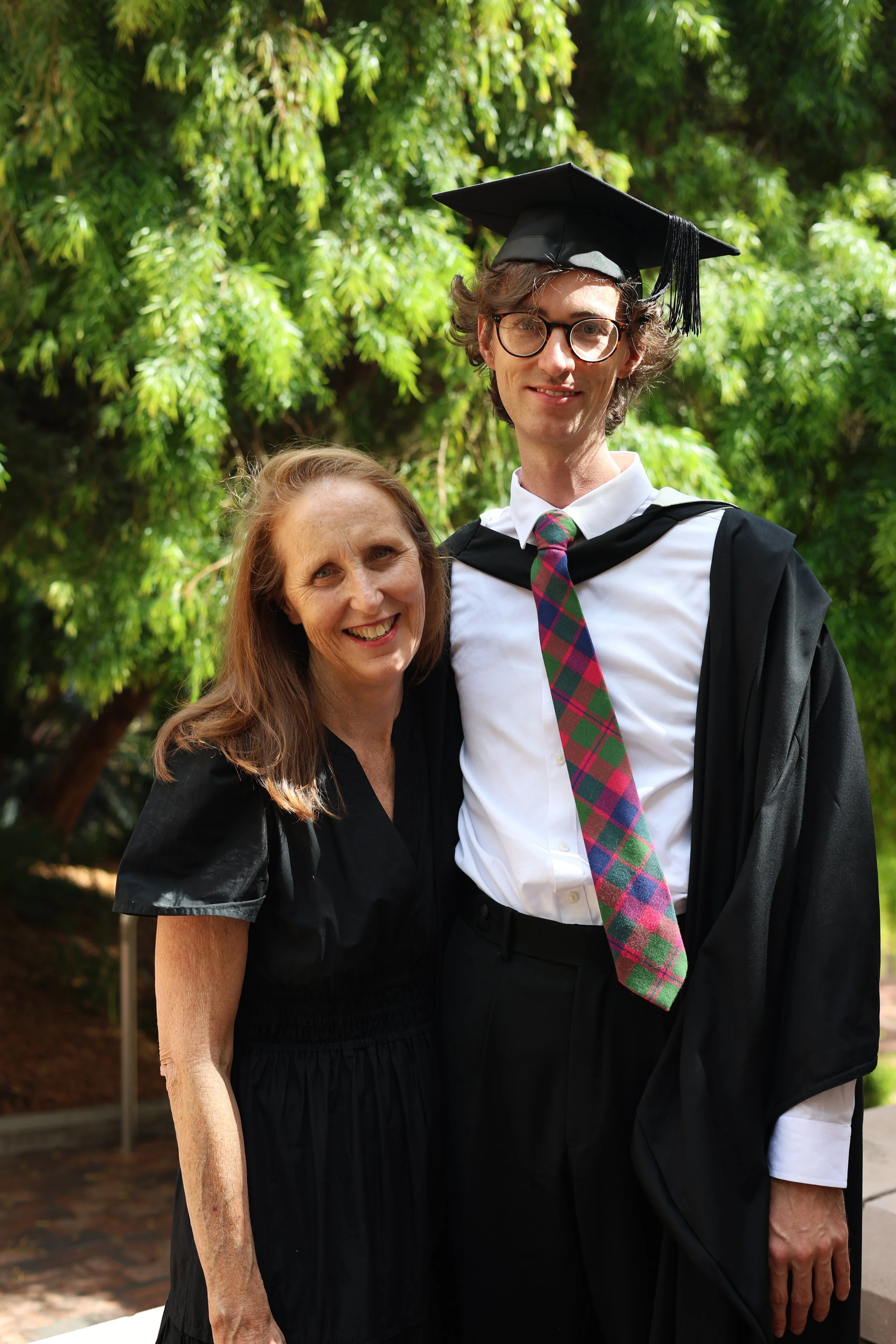 University of Adelaide Graduation Ceremony: pictured with mother, Stacey (2026)