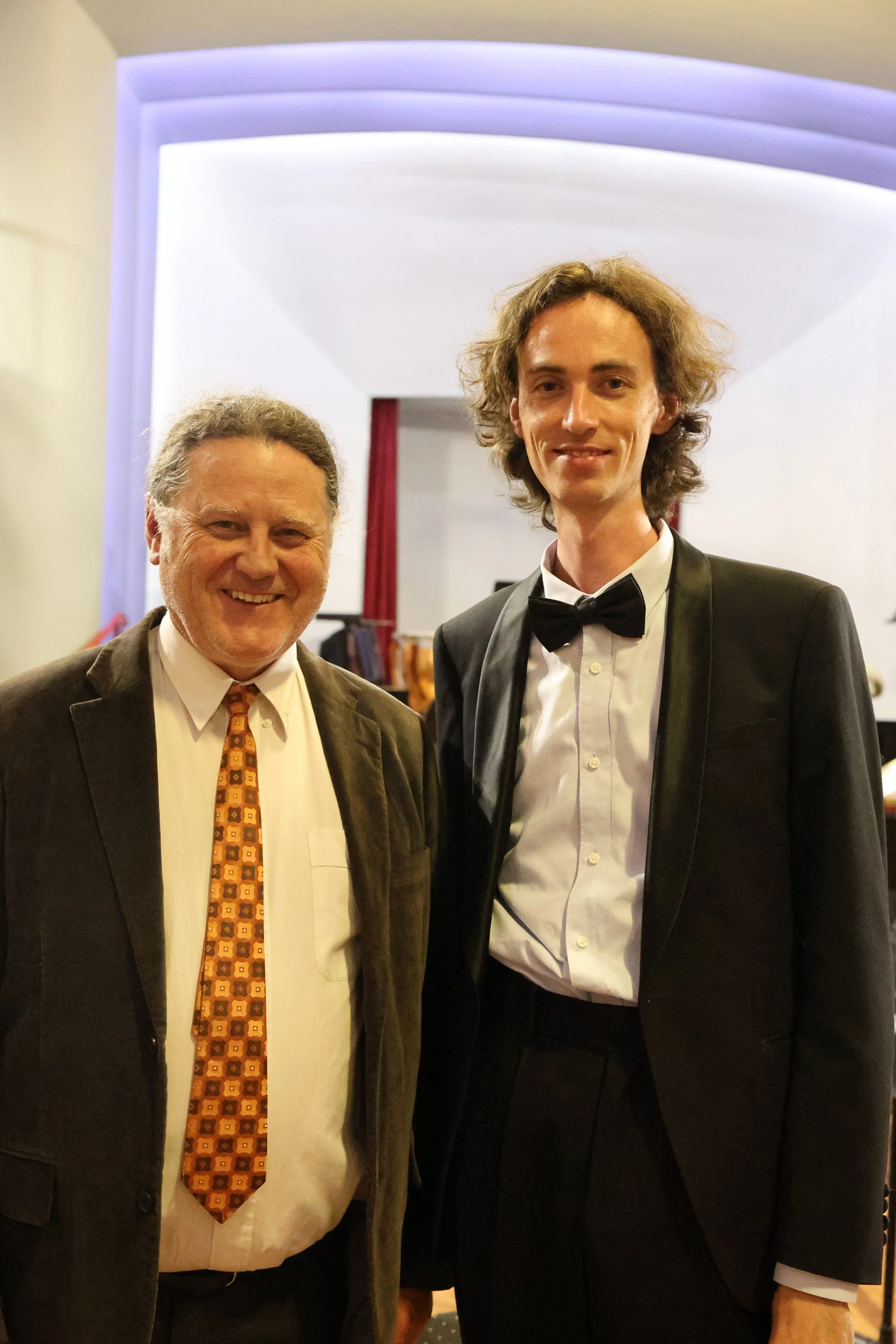 with conductor Philip Paine at the Burnside Ballroom (2025)