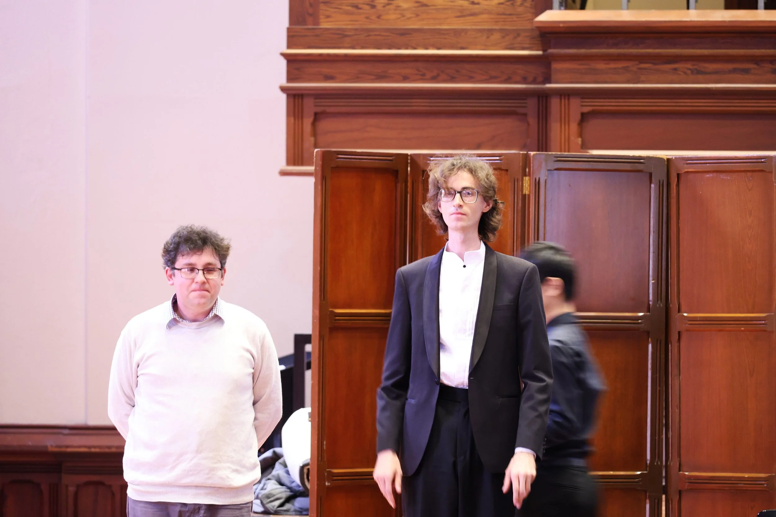 performing in Elder Hall alongside Stephen van der Hoek (2025)