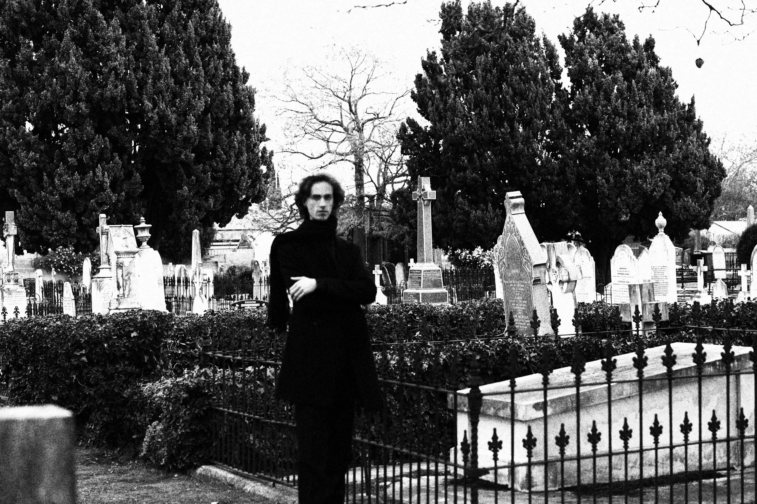 photoshoot at the North Road Cemetery (2025)