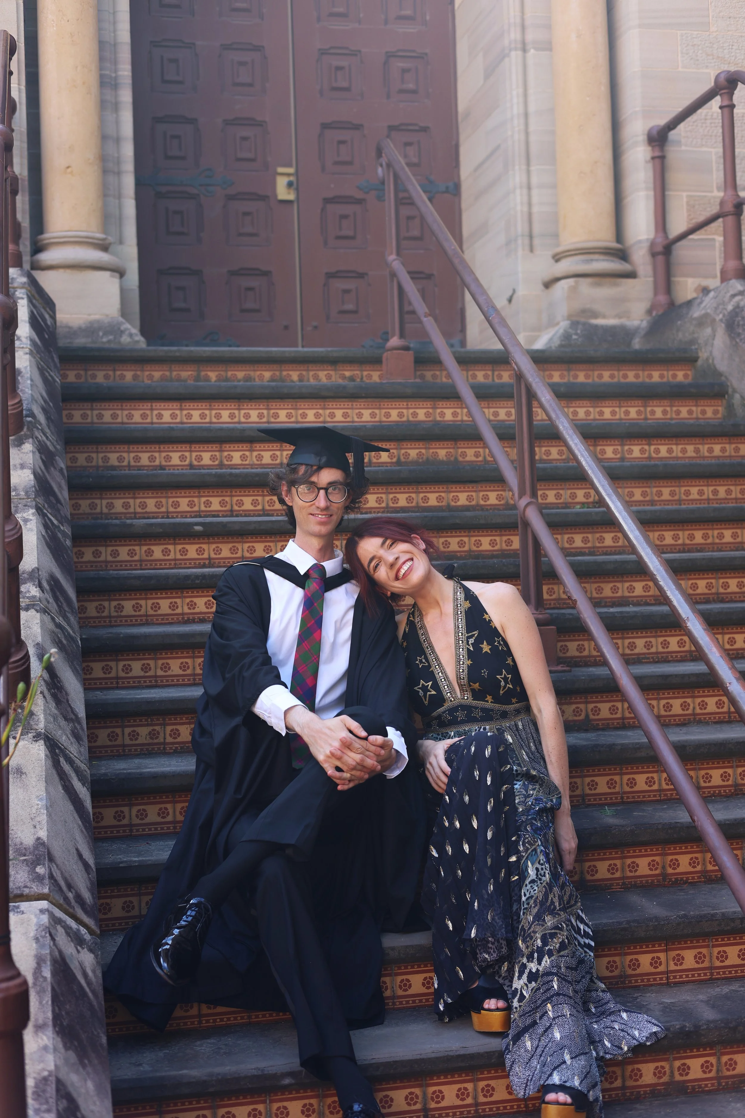 University of Adelaide Graduation Ceremony: pictured with girlfriend, Sally (2026)