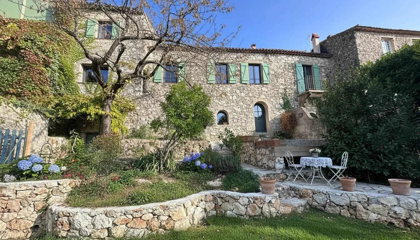 La Turbie - Élégante maison de village rénovée - 890 000€