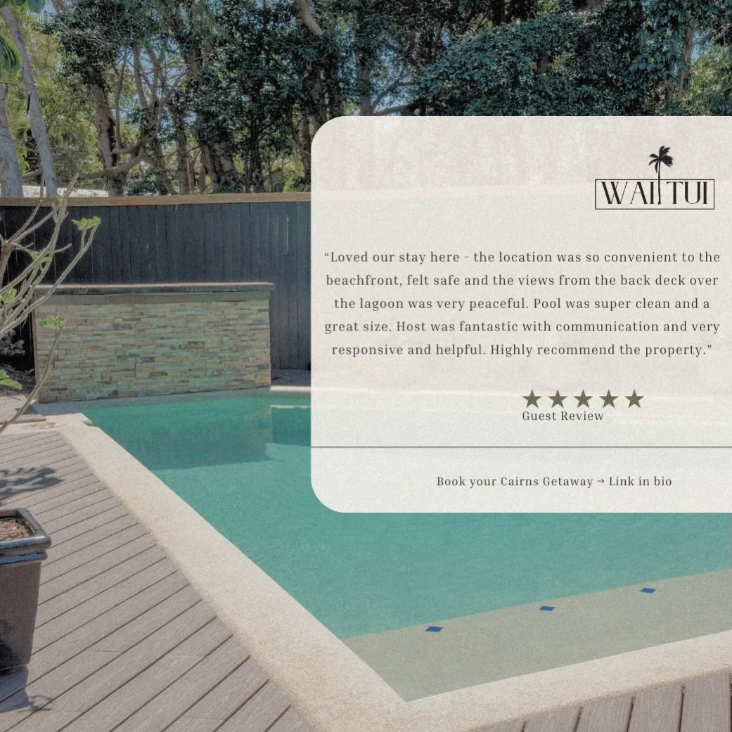 Framed by water, shaped by calm.

This boutique stay pairs lakefront serenity with coastal ease &mdash; a quiet luxury experience moments from the beach.

⭐️⭐️⭐️⭐️⭐️

Link in bio: Lake House| Trinity Beach| Sleeps 8

#Cairns #greatbarrierreef #cairns