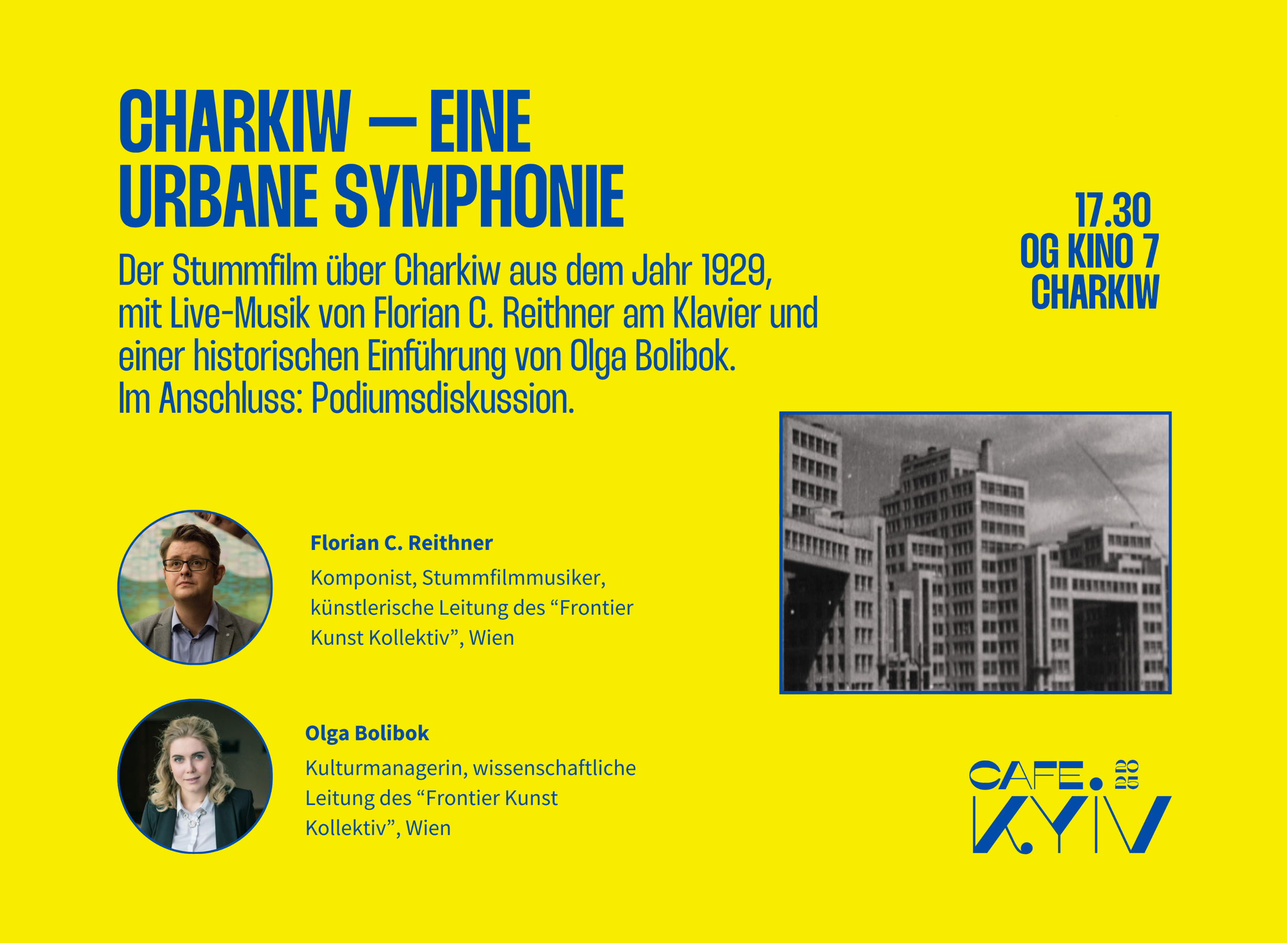 11.03.2025: Charkiw – City Symphony: Deutschlandpremiere bei Café Kyiv 2025 in Berlin