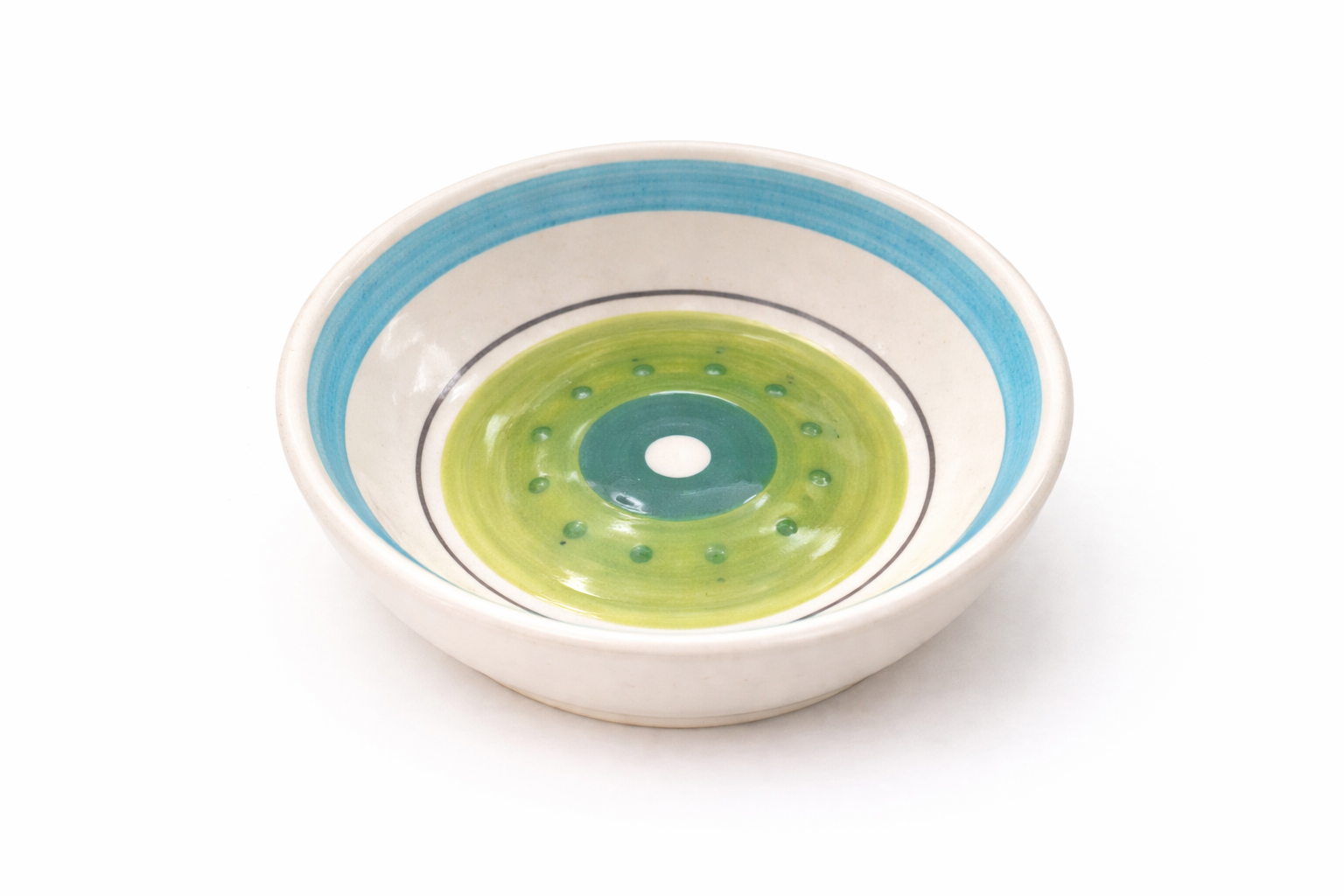 Coupelle graphique en céramique, création artisanale parisienne