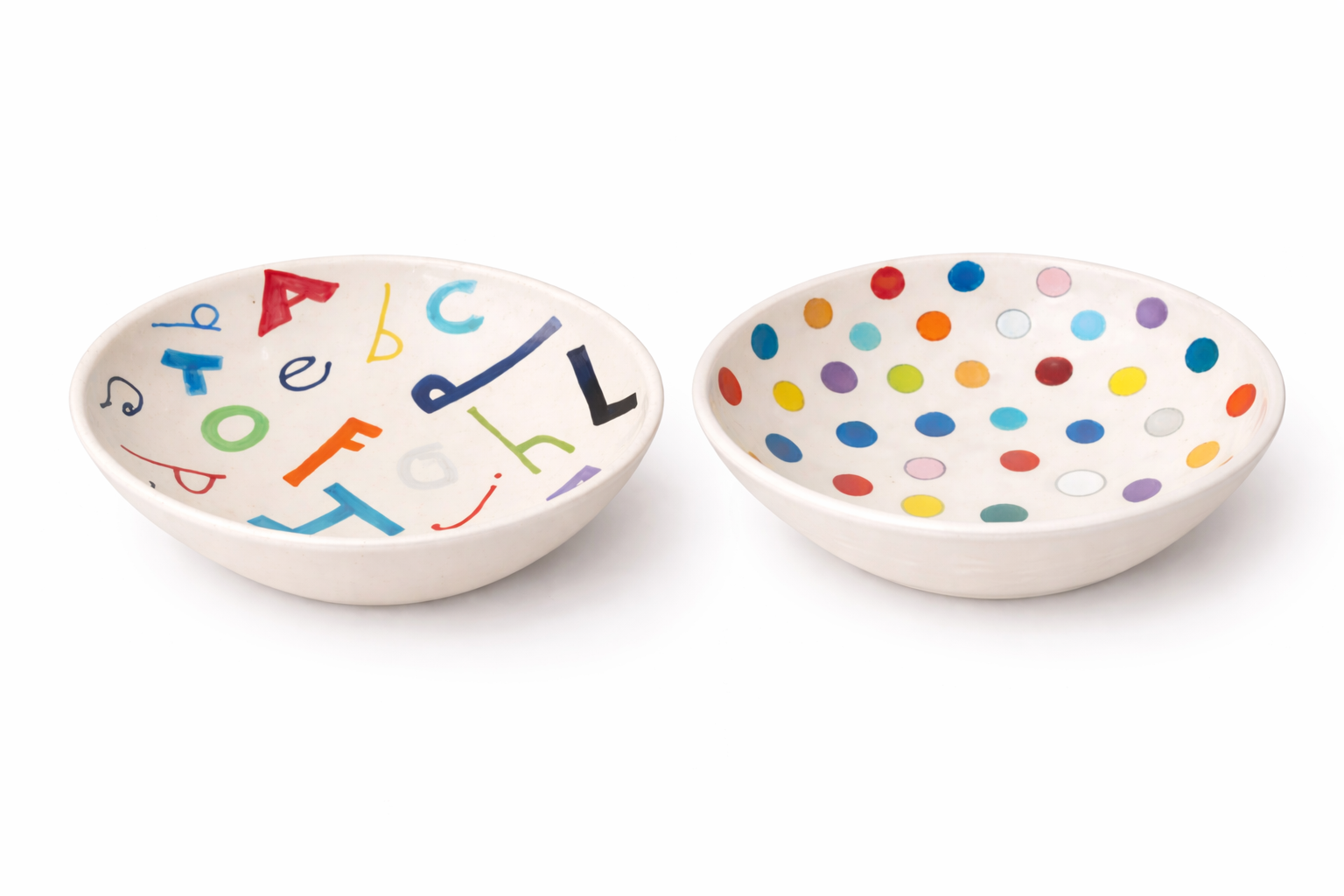 Bols décoratifs en céramique – motifs graphiques