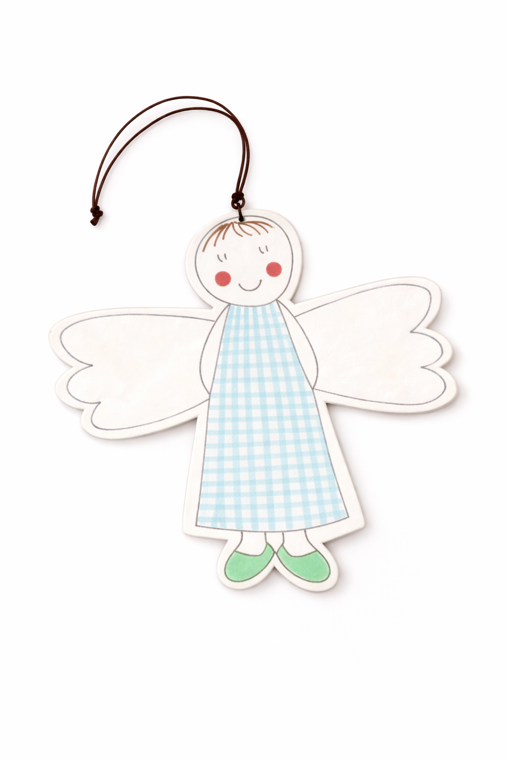 Ange en céramique peint à la main, cadeau spirituel