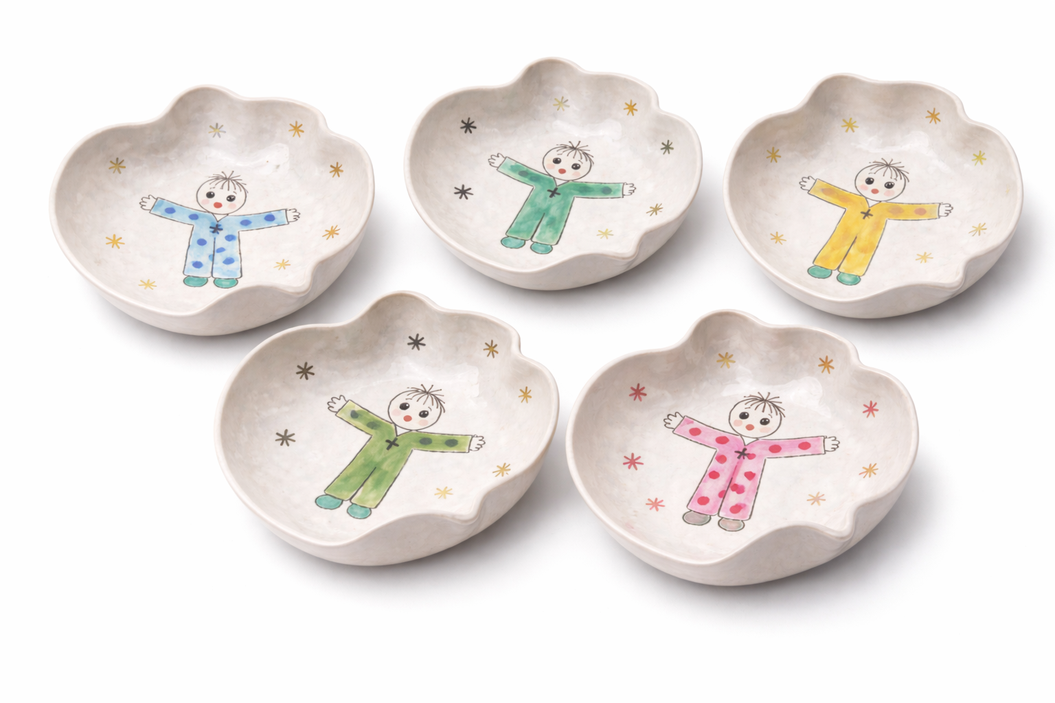 Cadeau de Naissance en céramique - Coupelle Ange