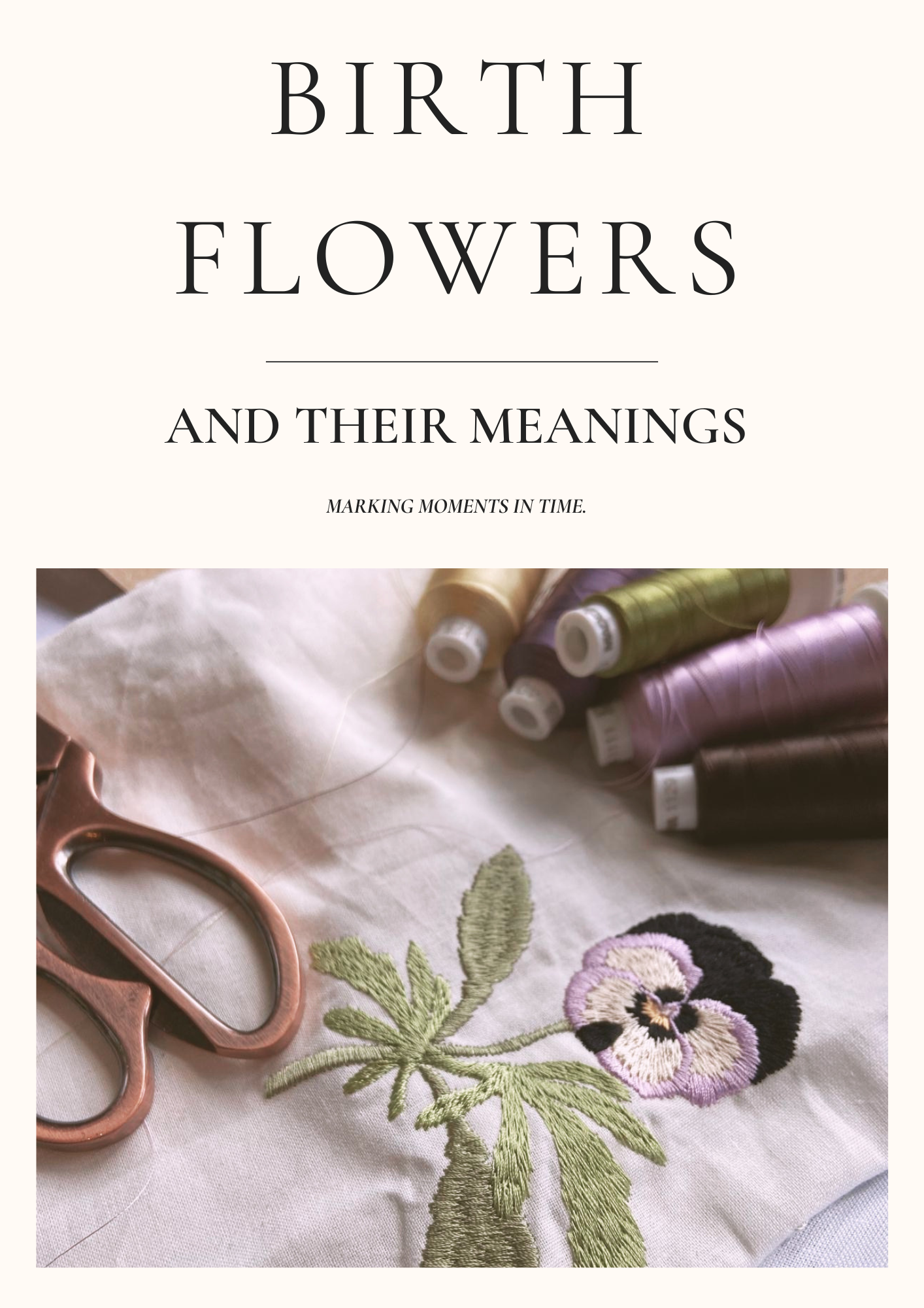 The Language of Flowers