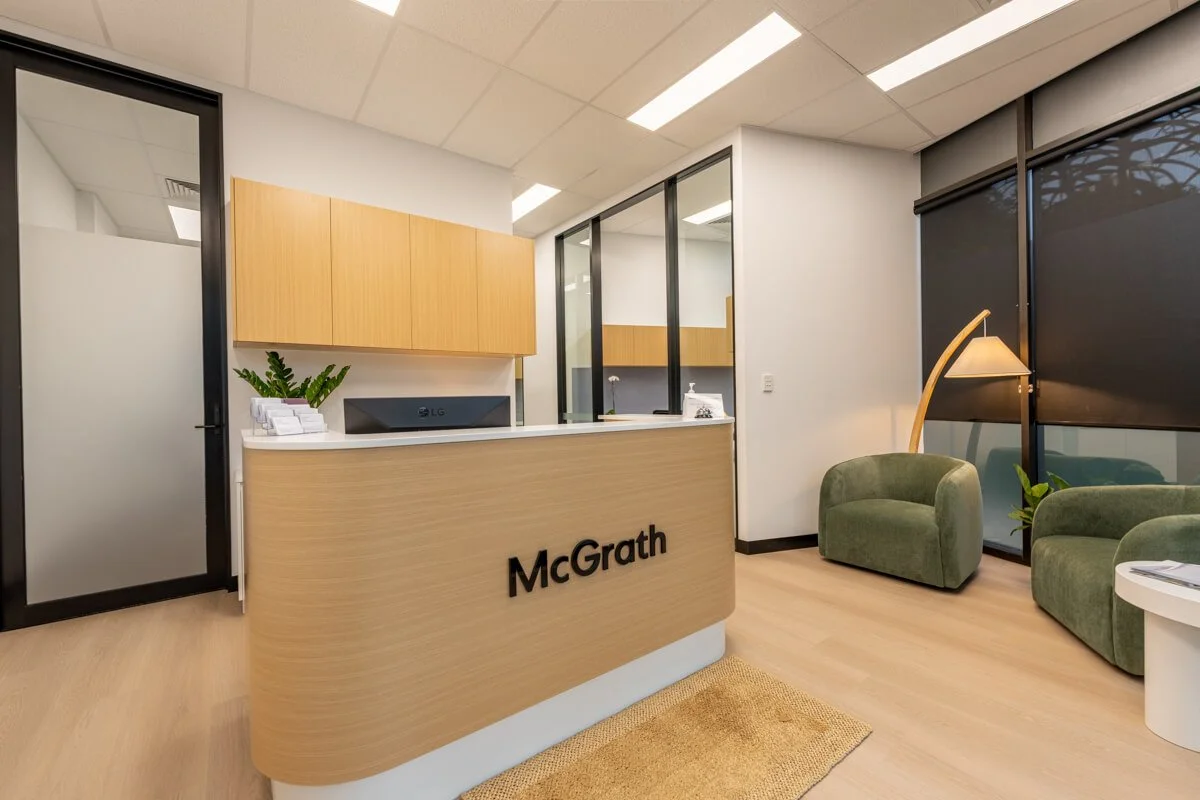 McGrath Real Estate Coolum commercial office fitout