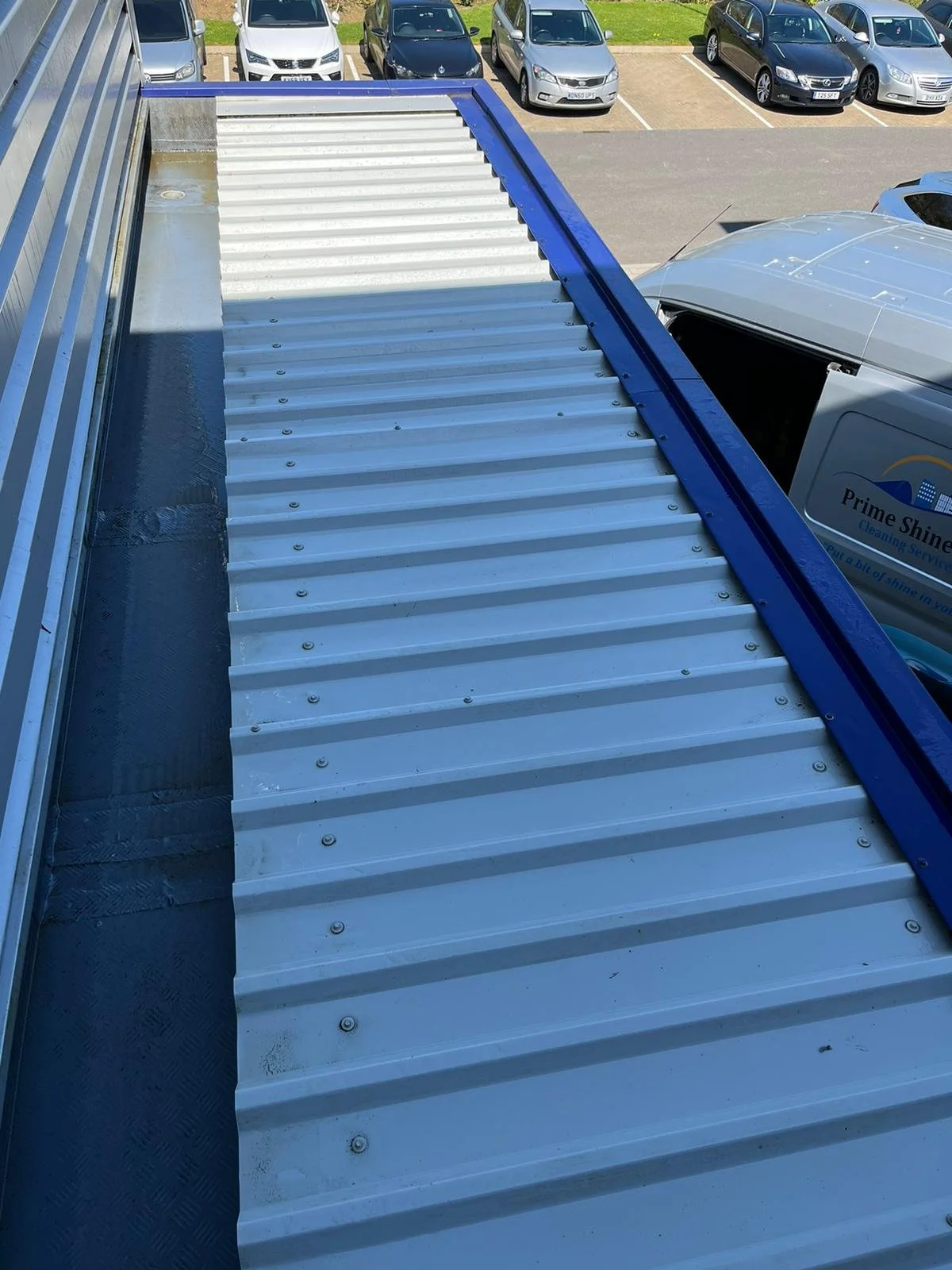 Roof cleaned up nicely