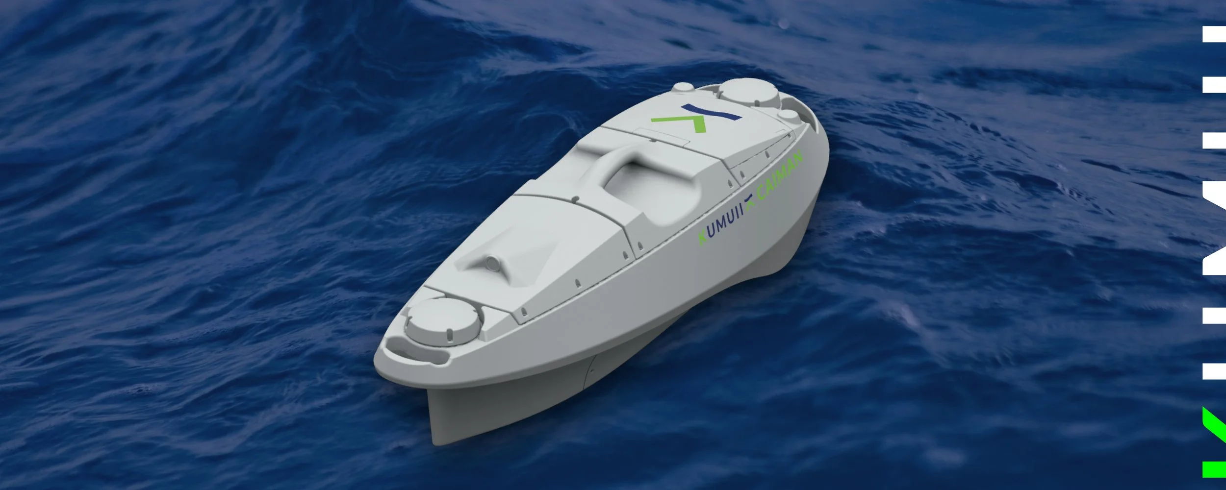 Caiman sets a new standard for mobile, rugged uncrewed surface vessels. Engineered for elite users – proven in the world’s toughest missions.