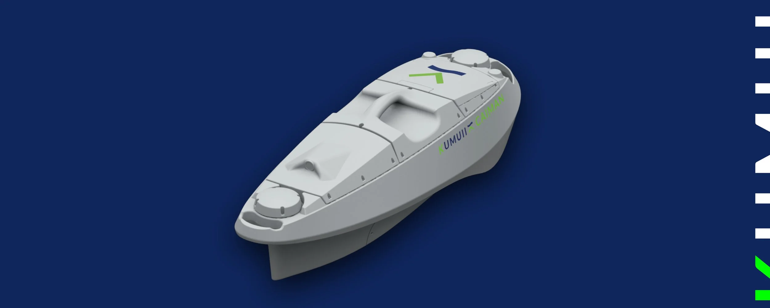 Caiman sets a new standard for mobile, rugged uncrewed surface vessels. Engineered for elite users – proven in the world’s toughest missions.