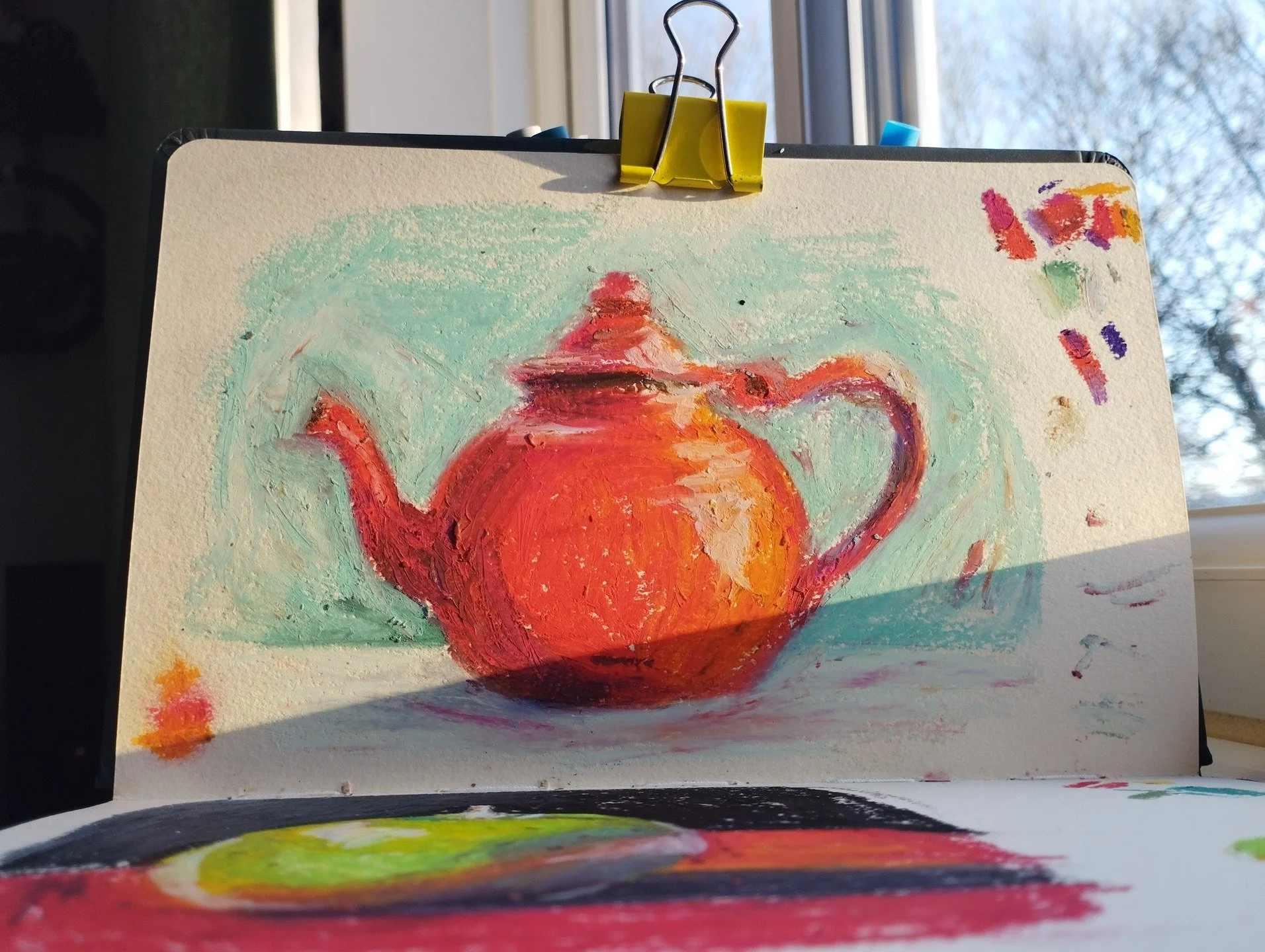 REPOST: Trying my best to understand how to use oil pastels, it has been a very fun but frustrating process so far.
Any advice on how to utilize this medium is greatly appreciated!
(Photo reference from Pinterest)

#oilpastels #oilpastelsketch #oilpa