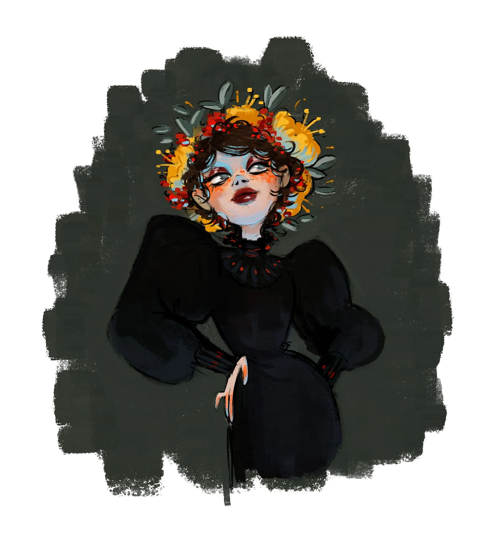 Digging up some old sketches buried under layer and layers of messy folders and files named "asjdhsjkfbksd" 

 #illustration #drawing #sketches #photoshop