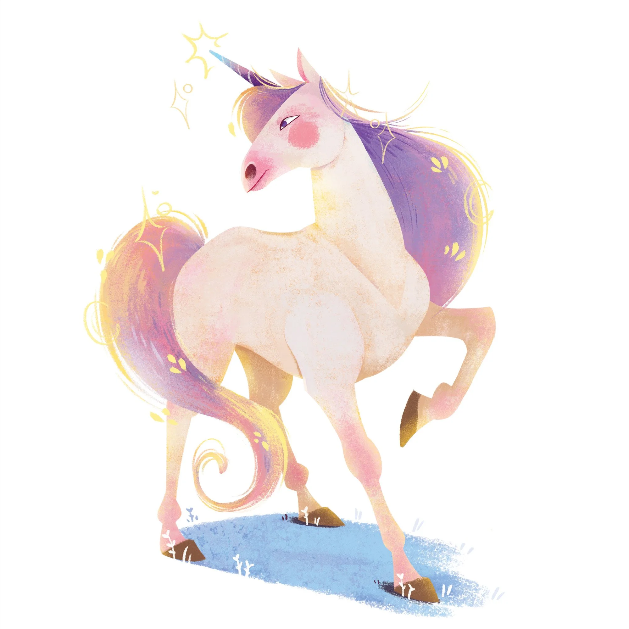 Back in 2023, I had the pleasure of working with Igloo Books on a unicorn-themed picture book.

Unfortunately, the project was cancelled before it could see the light of day, but I had so much fun drawing all of these magical unicorns!

I&rsquo;d lik