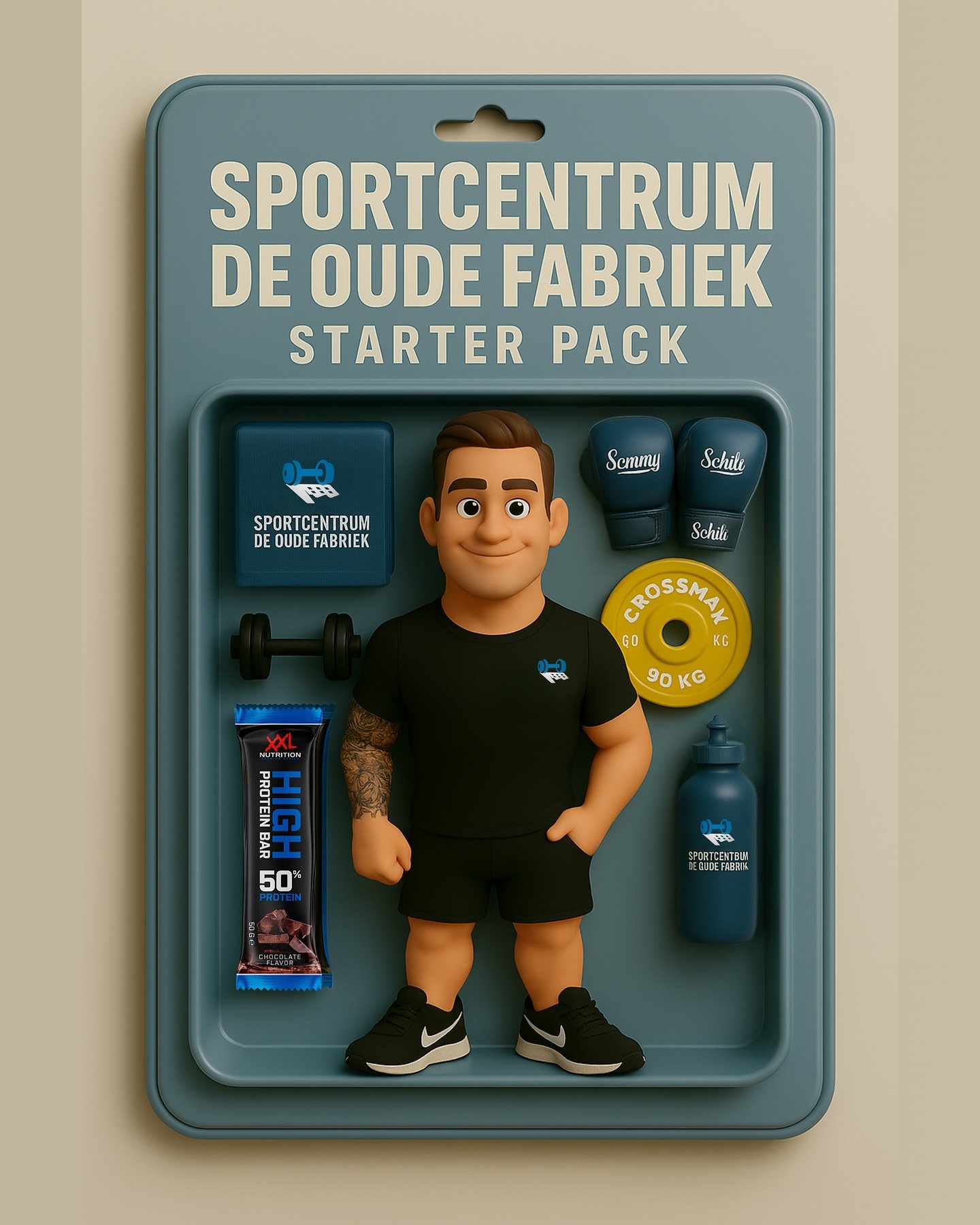 De trendy &lsquo;Ik-ga-echt-beginnen-met-sporten&rsquo; starter packs: alles wat je nodig hebt om te starten 😉 Krachttraining of meer een type voor yoga? Stel &lsquo;m zelf samen! Zien we jou binnenkort? 🫵

#trend #starterpack