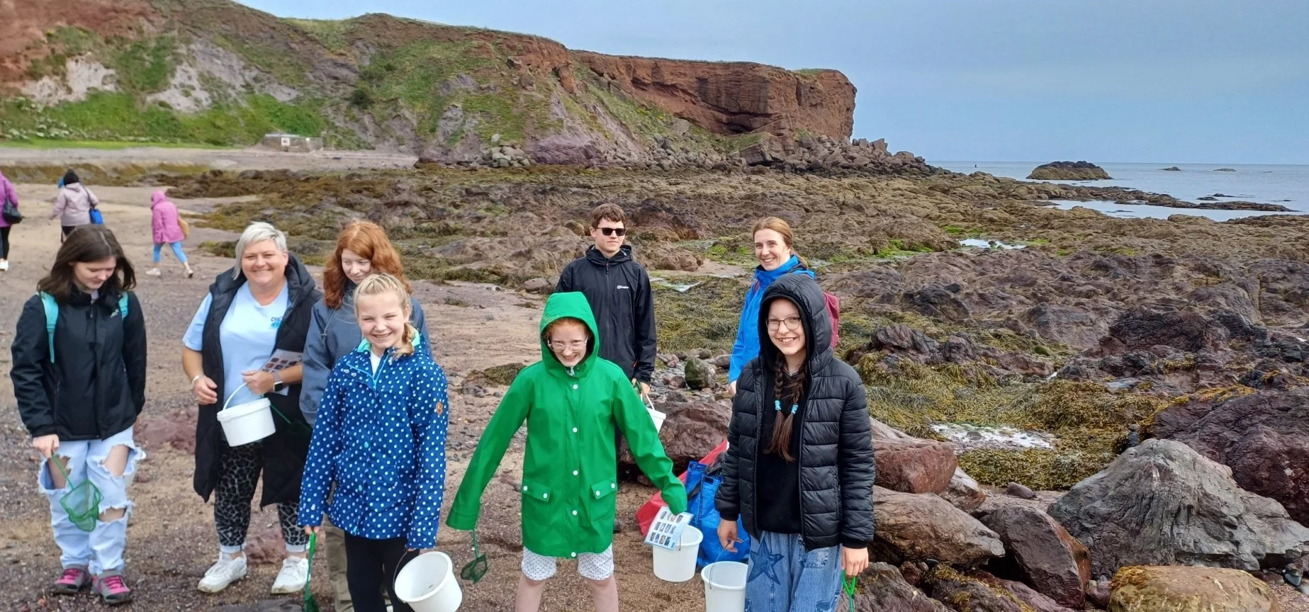 Cheviot Youth visit Berwickshire Marine reserve