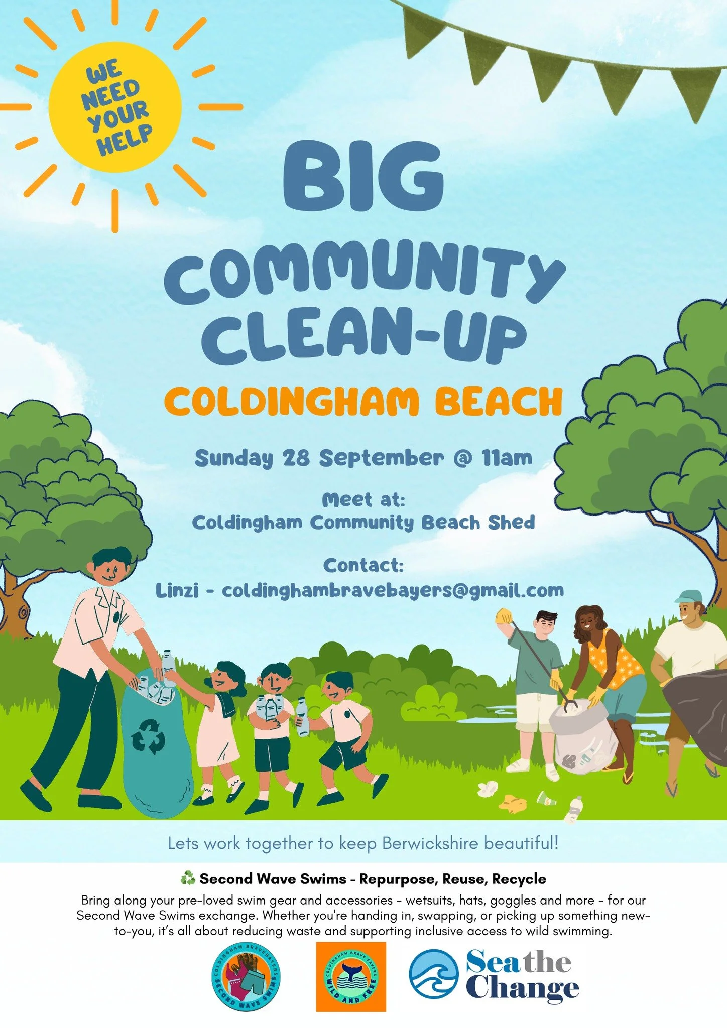 Big Community Clean Up at Coldingham Bay