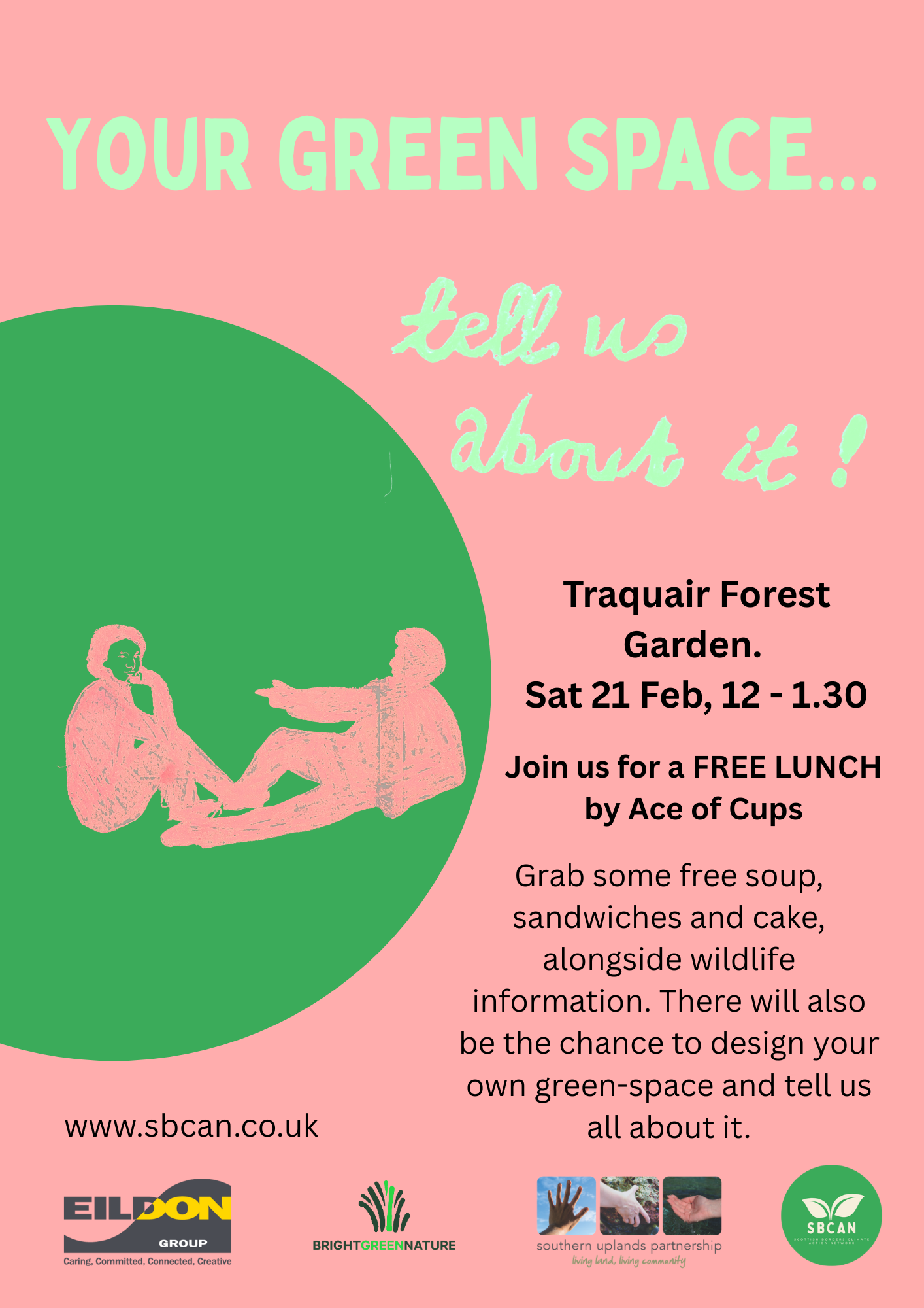 Free Lunch - tell us about your green space Traquair! 