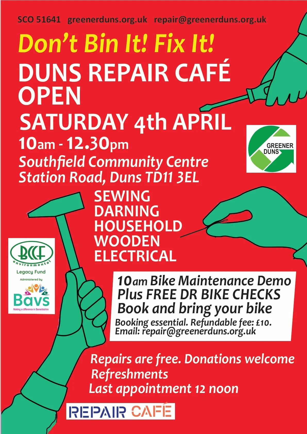 Greener Duns Repair Cafe