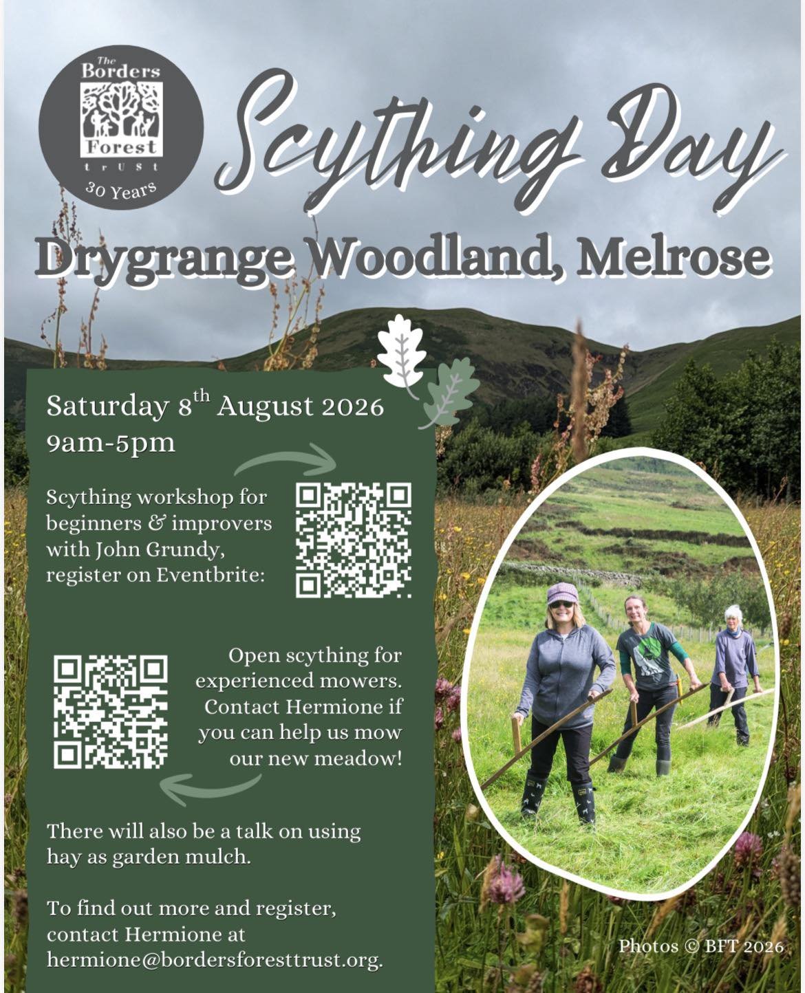 Scything Day at Drygrange