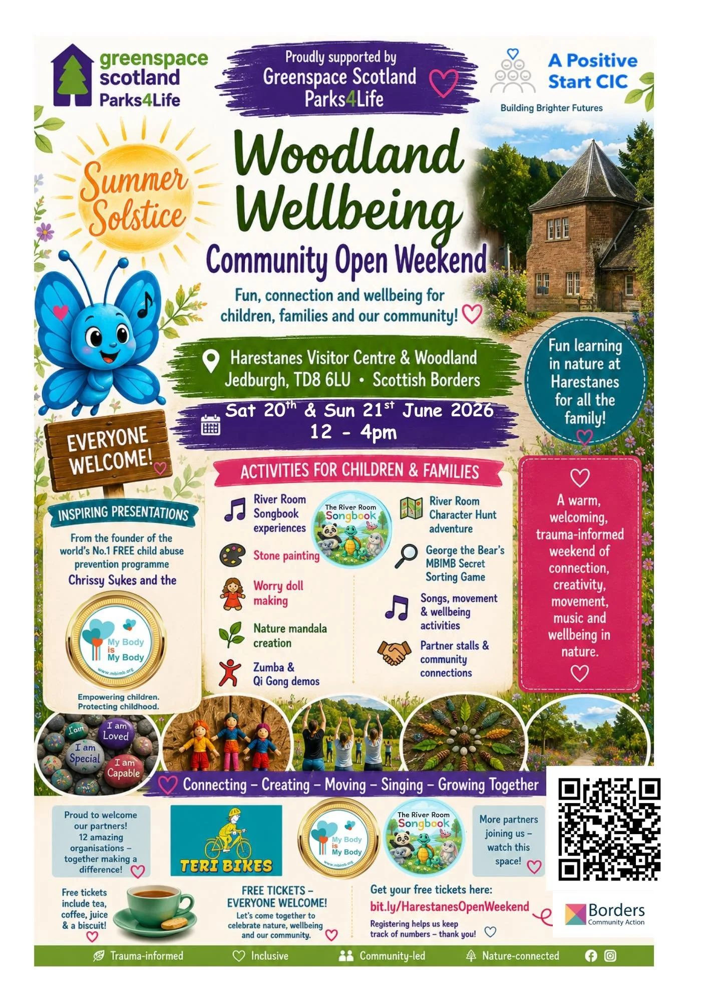 Woodland Wellbeing Community Open Day at Harestanes 