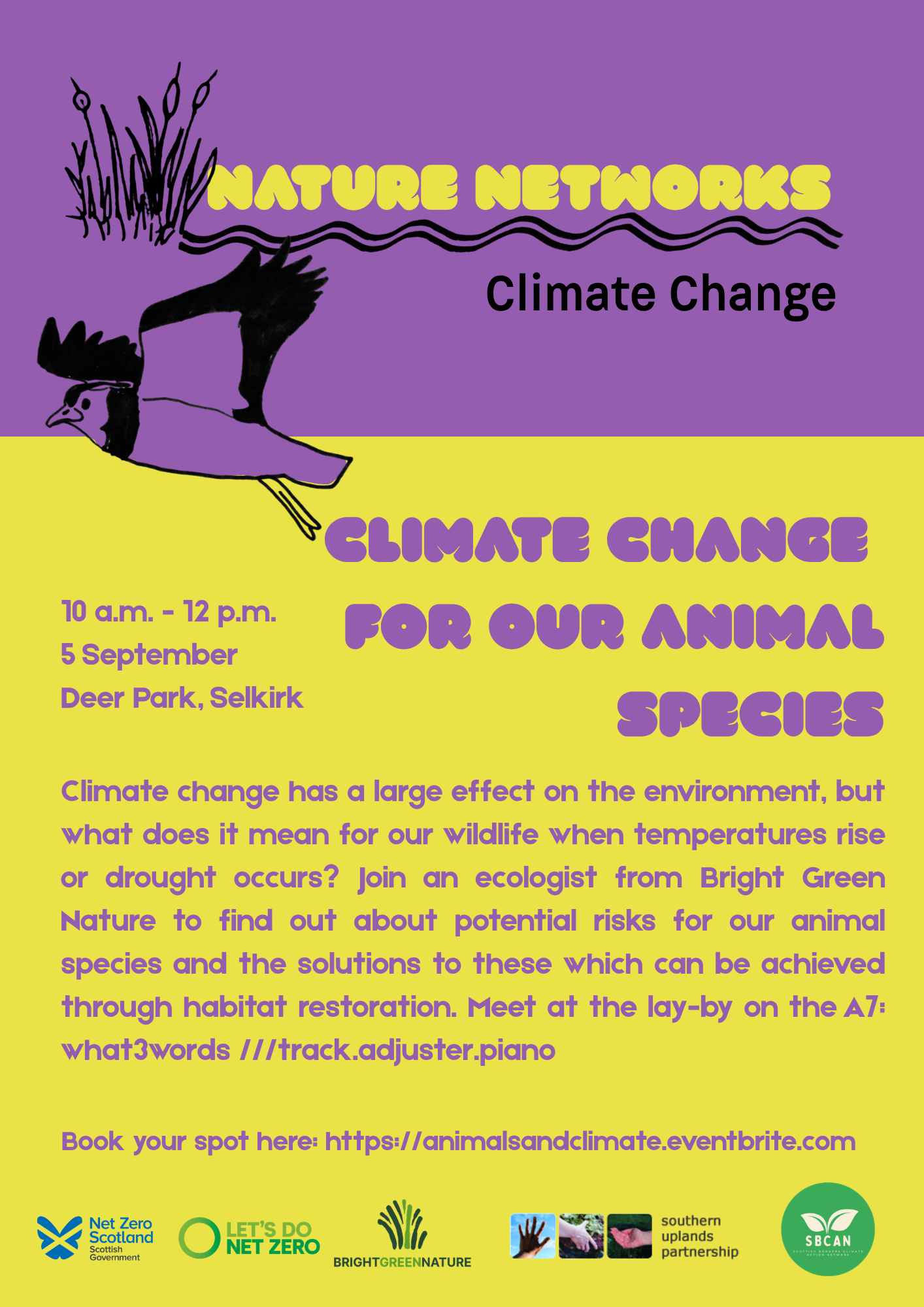 Climate Change for our Animal Species