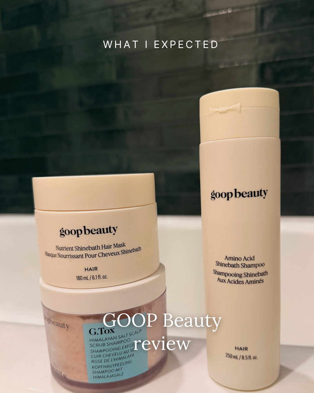 photo of goop beauty haircare products related to honest review of performance