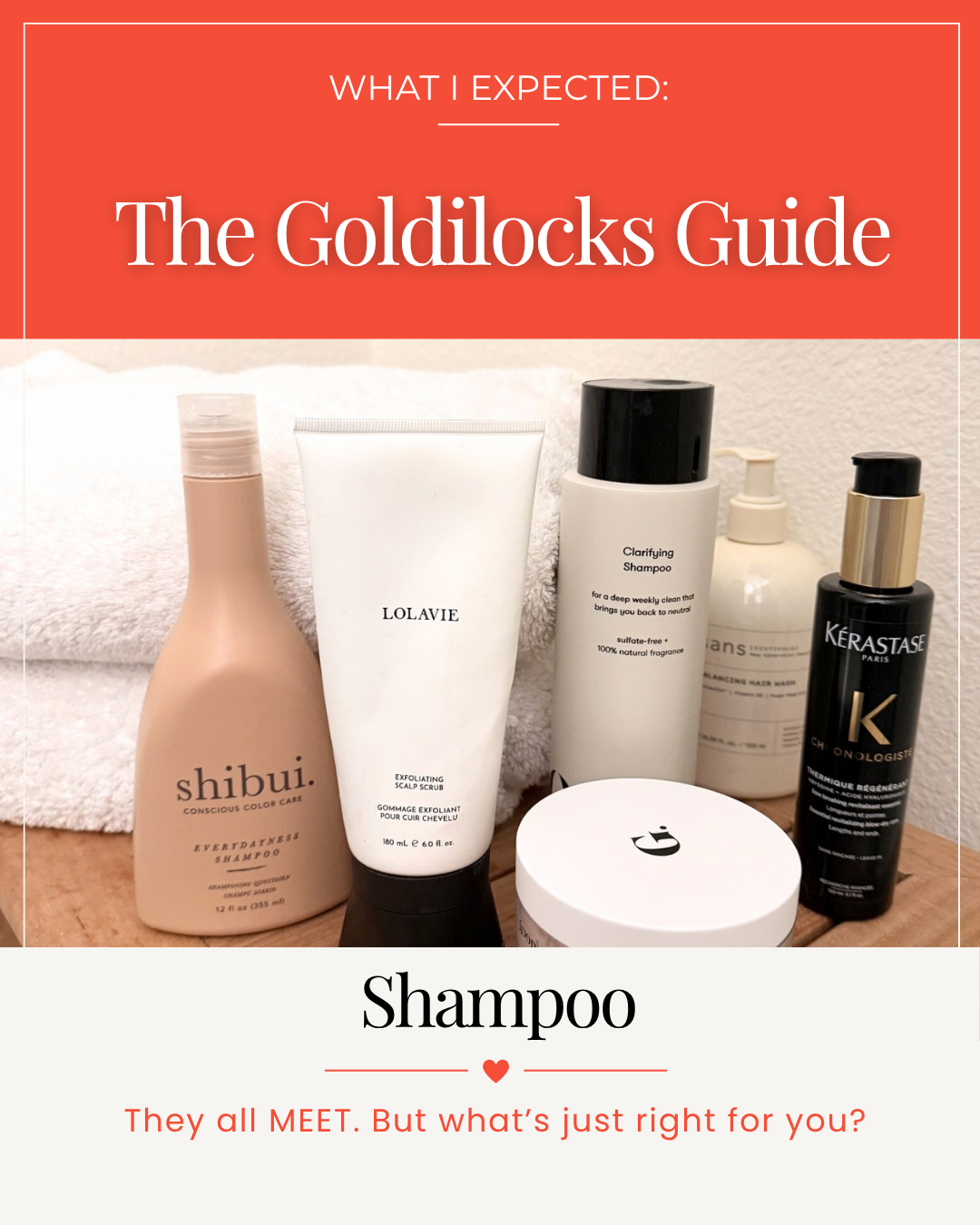 Goldilocks Guide: Shampoo