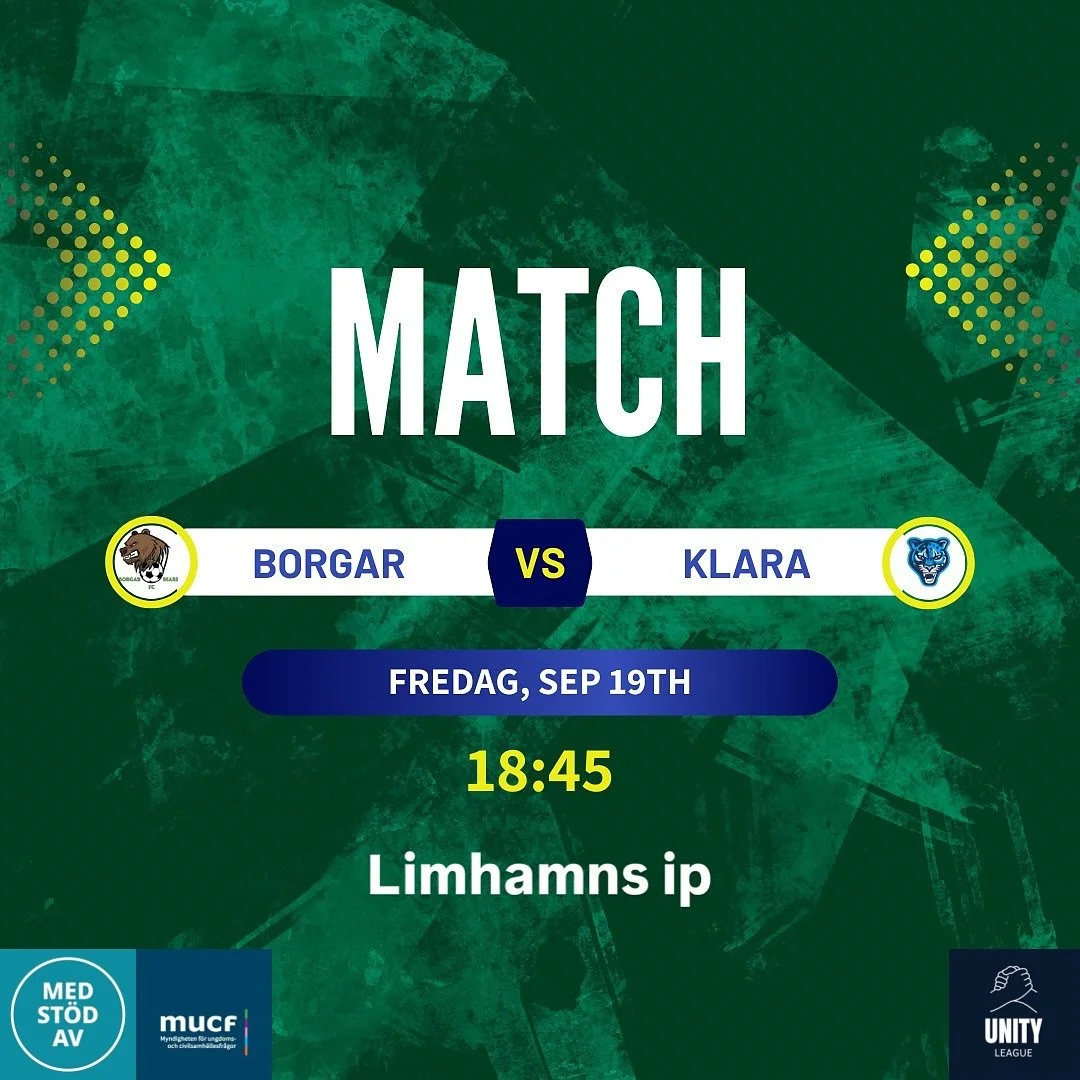 🔥⚽ DET STORA DRAMAT P&Aring; PLANEN &ndash; UNITYLEAGUE &Auml;R H&Auml;R! ⚽🔥

Malm&ouml; Borgarskola tar sig an Klara Teoretiska Malm&ouml; i en match som kommer f&aring; Limhamns IP att koka! 💥 Tv&aring; skolor, en plan och en kamp om &auml;ra, s