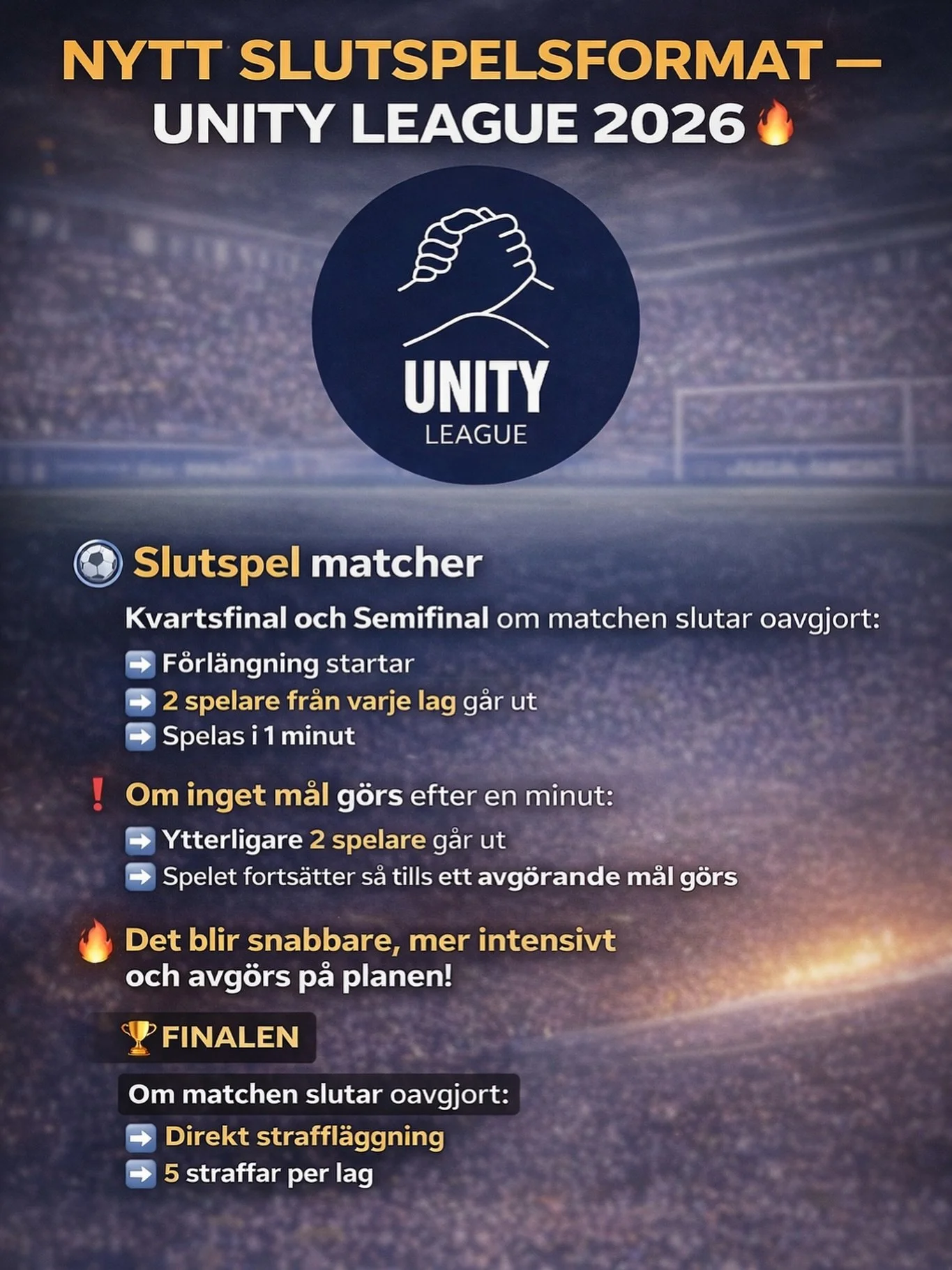 Tydligg&ouml;rande ocks&aring;, Kaptenen kommer att ge oss en lista f&ouml;r f&ouml;rl&auml;ngningen &ouml;ver vilka tv&aring; spelare som g&aring;r ut varje minut. Om spelarna inte g&aring;r ut inom 15 sekunder r&auml;knas det som walkover.