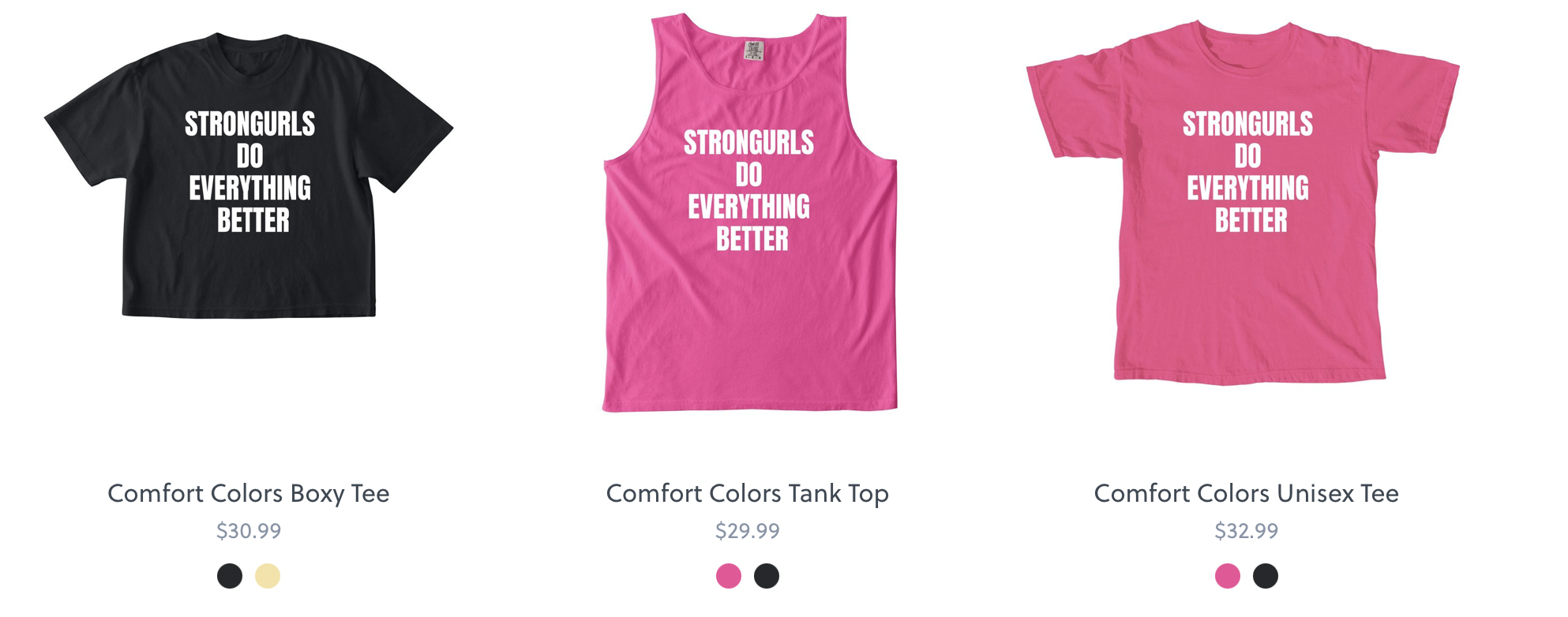 Strong Gurls do everything better tee shirt