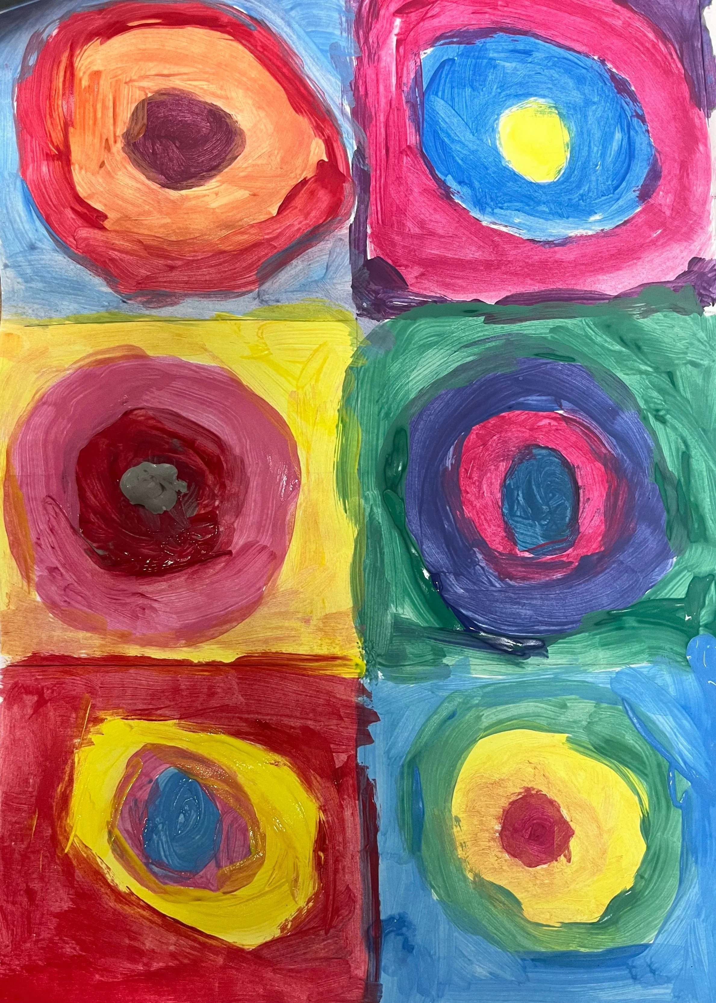 Seeing how colours work next to each other