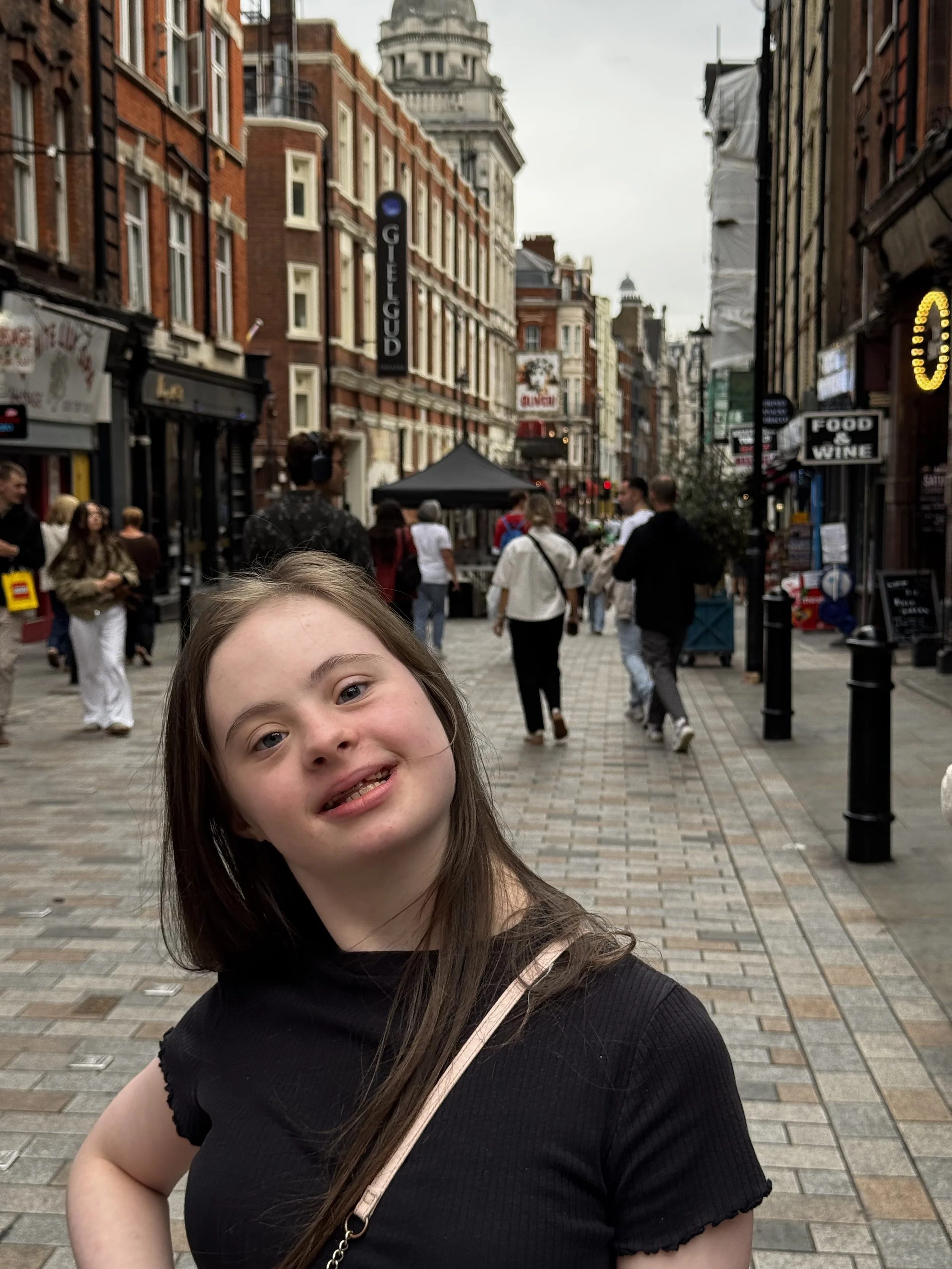 In London, about to see the professional 'Oliver!' [amazing!]