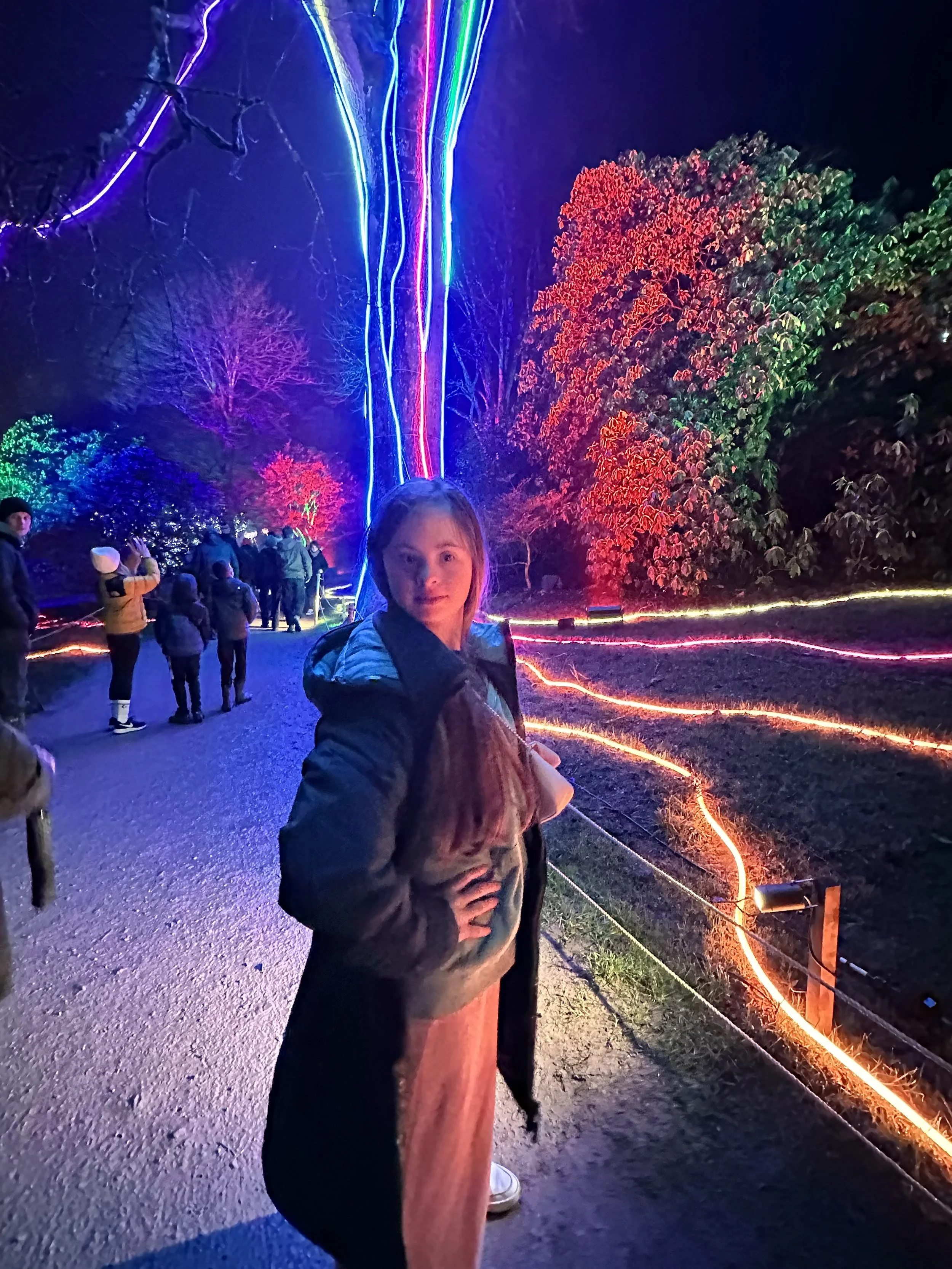 At Stourhead Gardens in winter